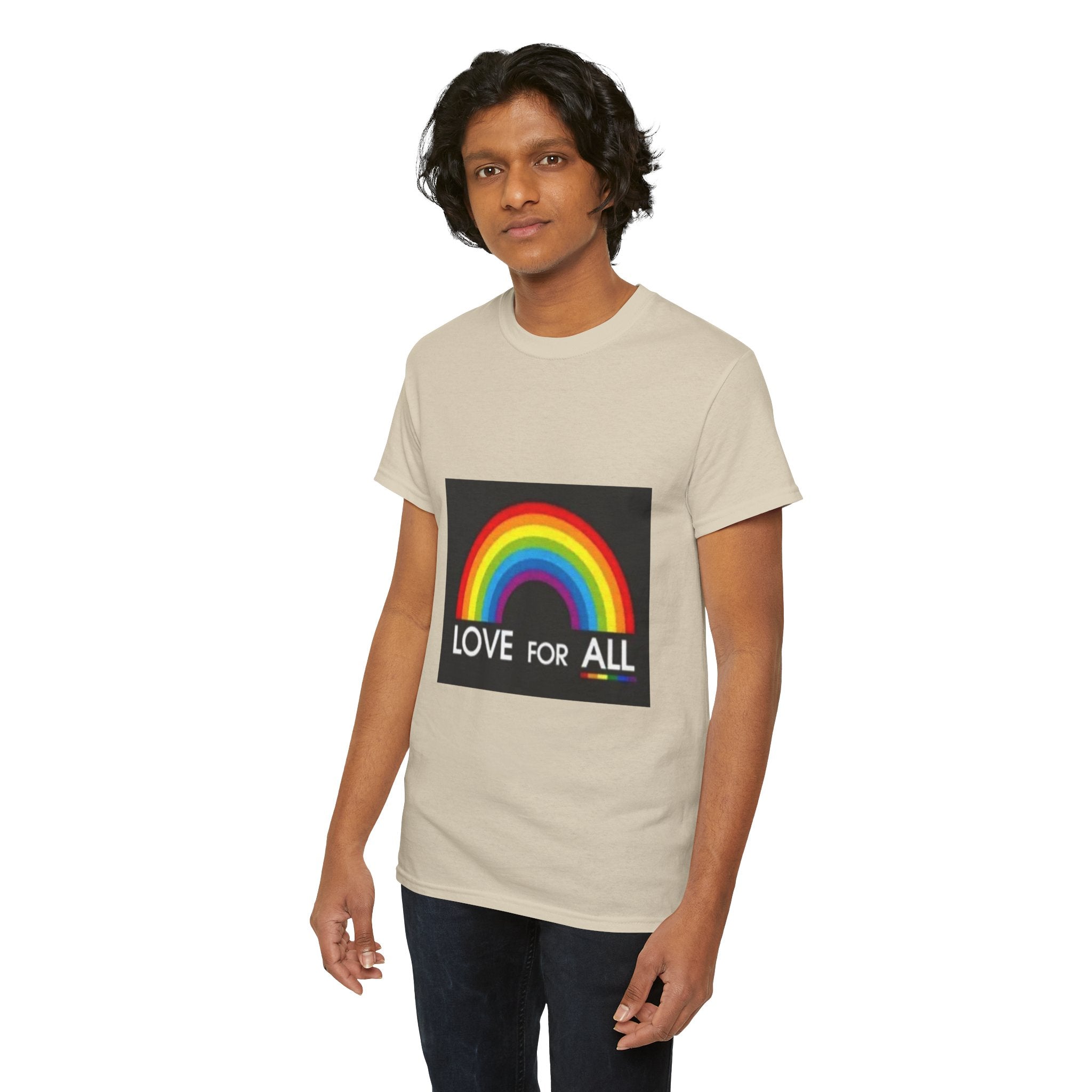 T-Shirt — 'Love For All' Rainbow Pride Tee