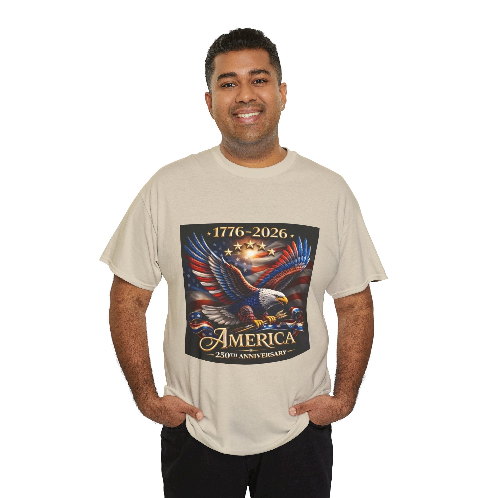 America 250th Anniversary T-Shirt — 1776–2026 Patriotic Eagle Tee