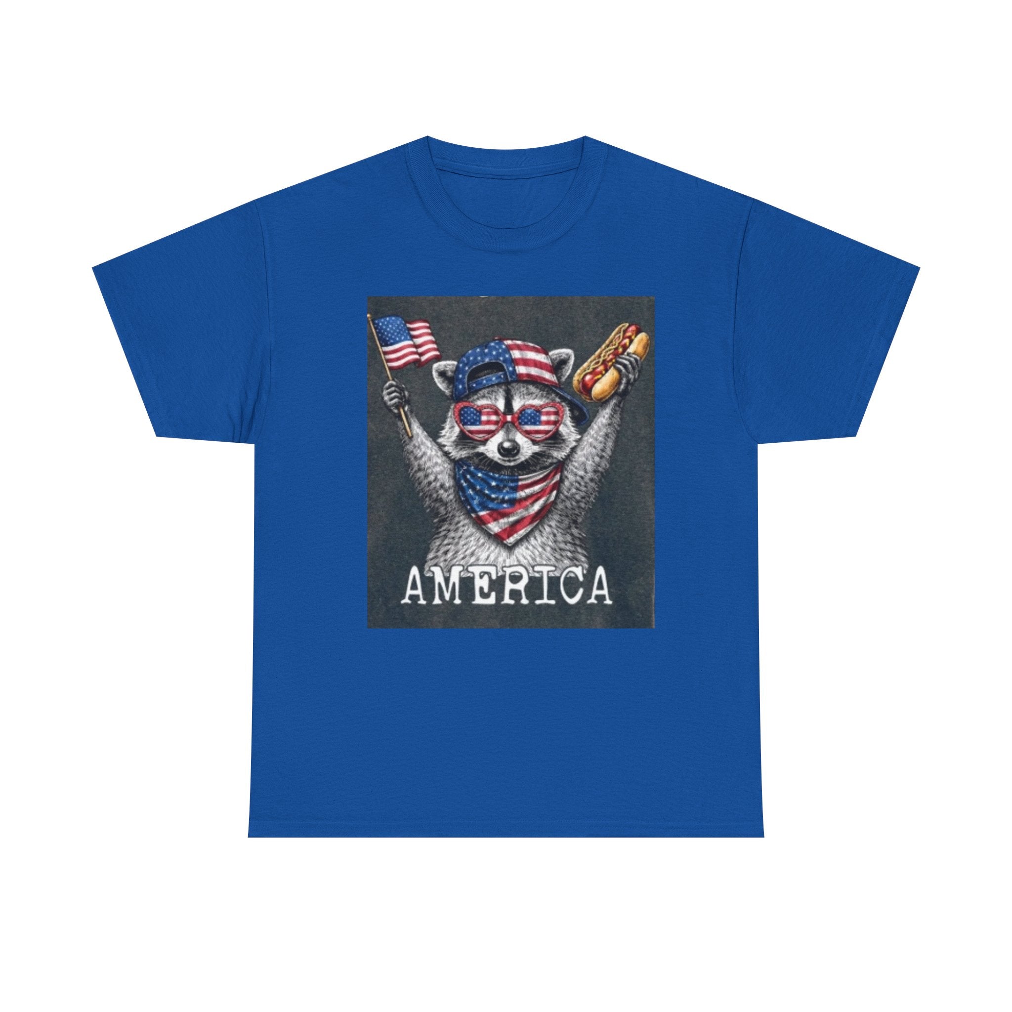 Patriotic Raccoon 'America' T-Shirt