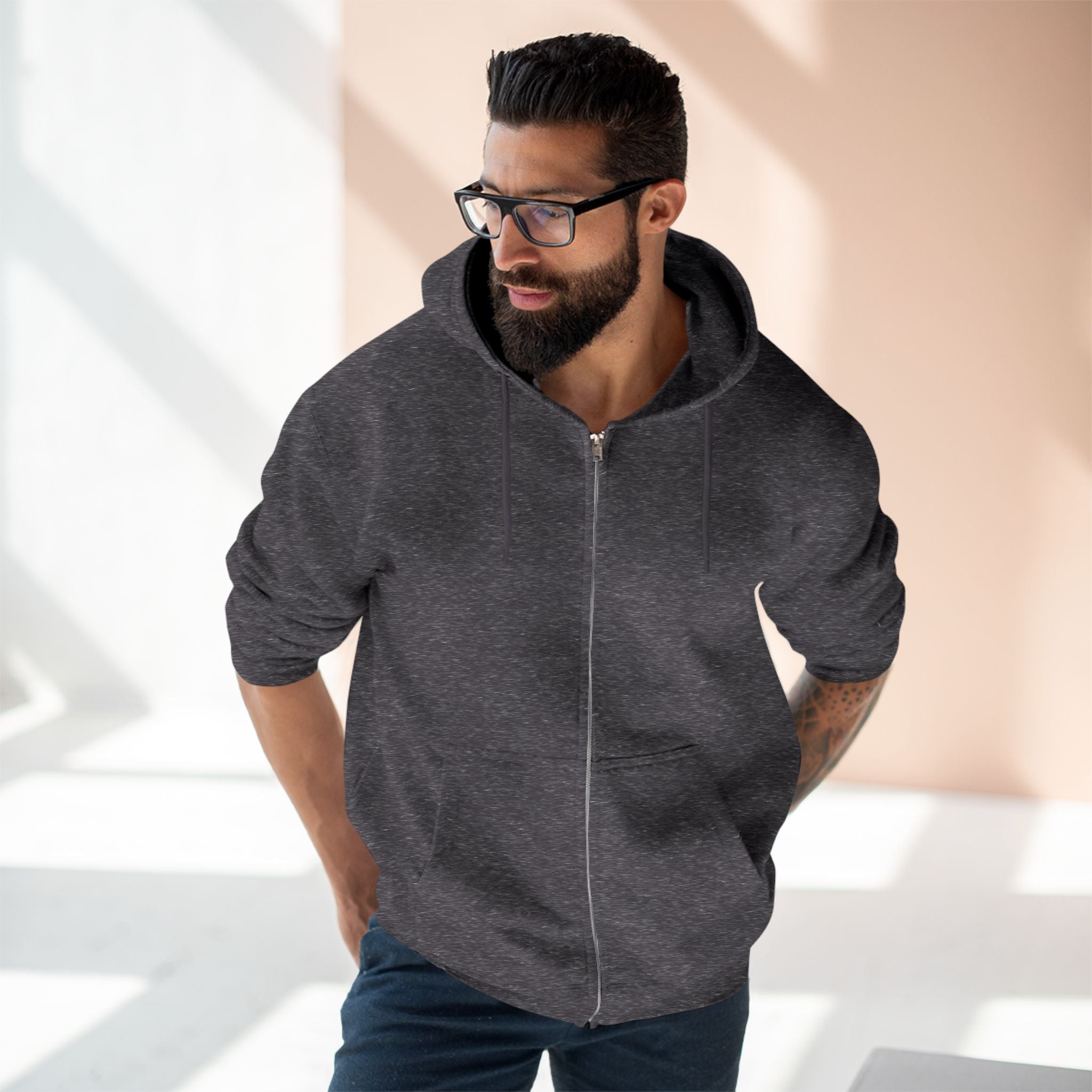 Mountain Sunset Zip Hoodie
