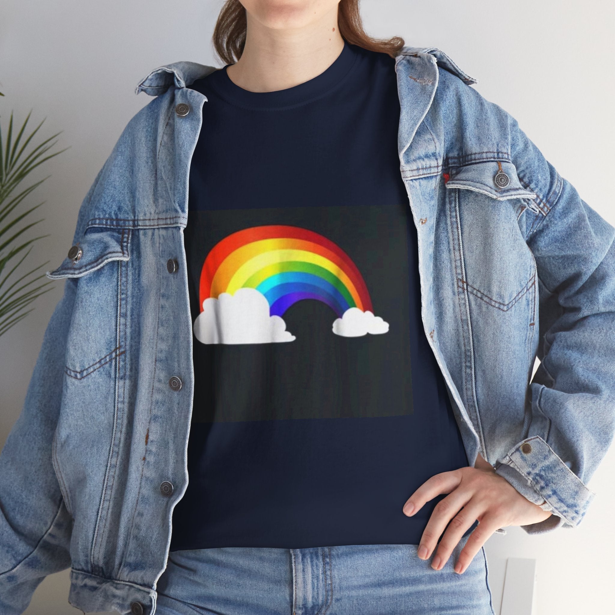 Rainbow Clouds T-Shirt — Bright Pride Graphic Tee