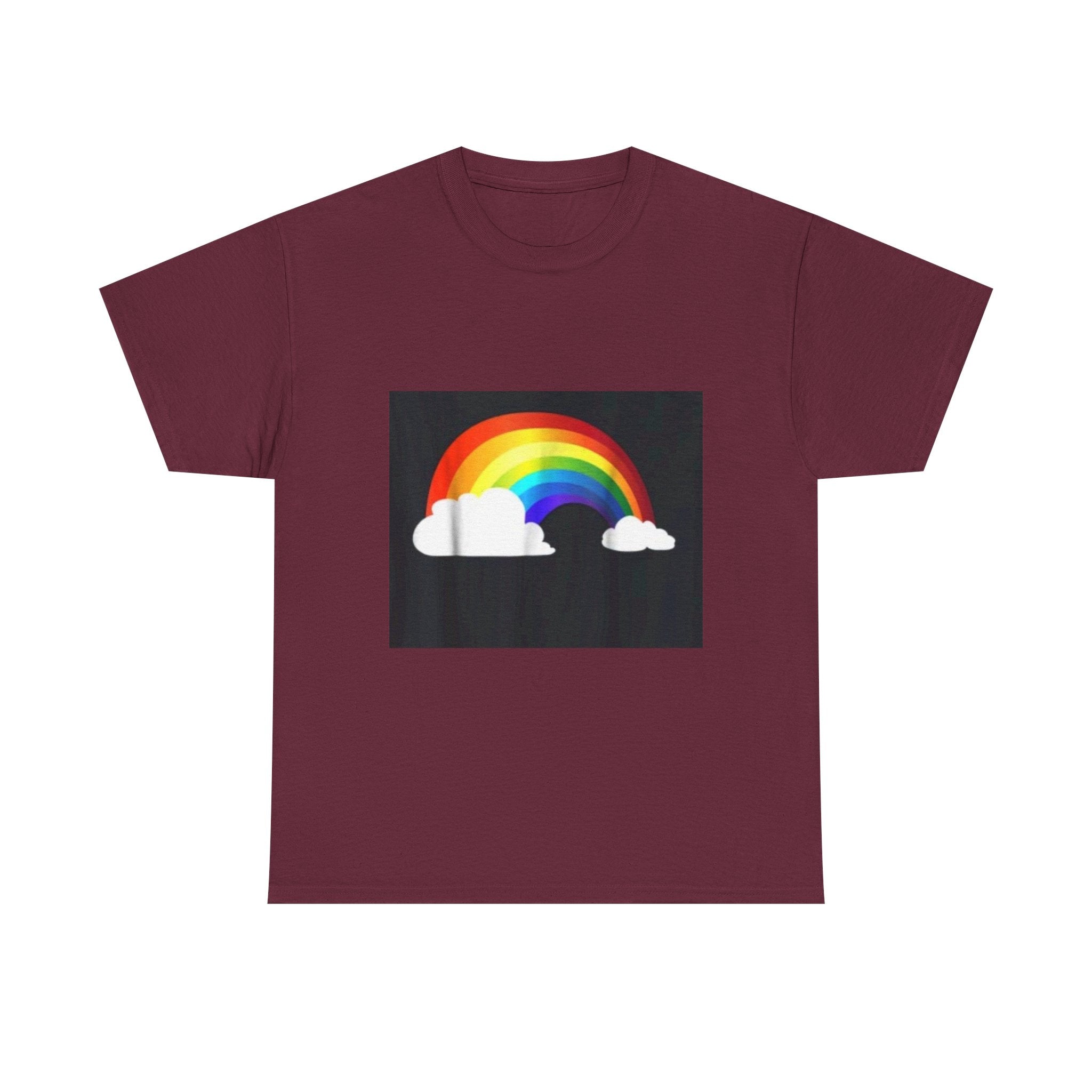 Rainbow Clouds T-Shirt — Bright Pride Graphic Tee