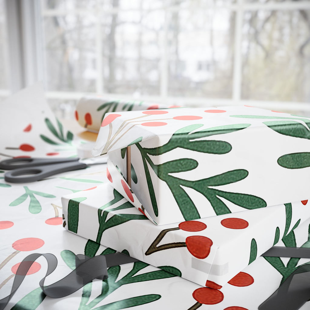QR Code Minimalist Wrapping Paper Roll