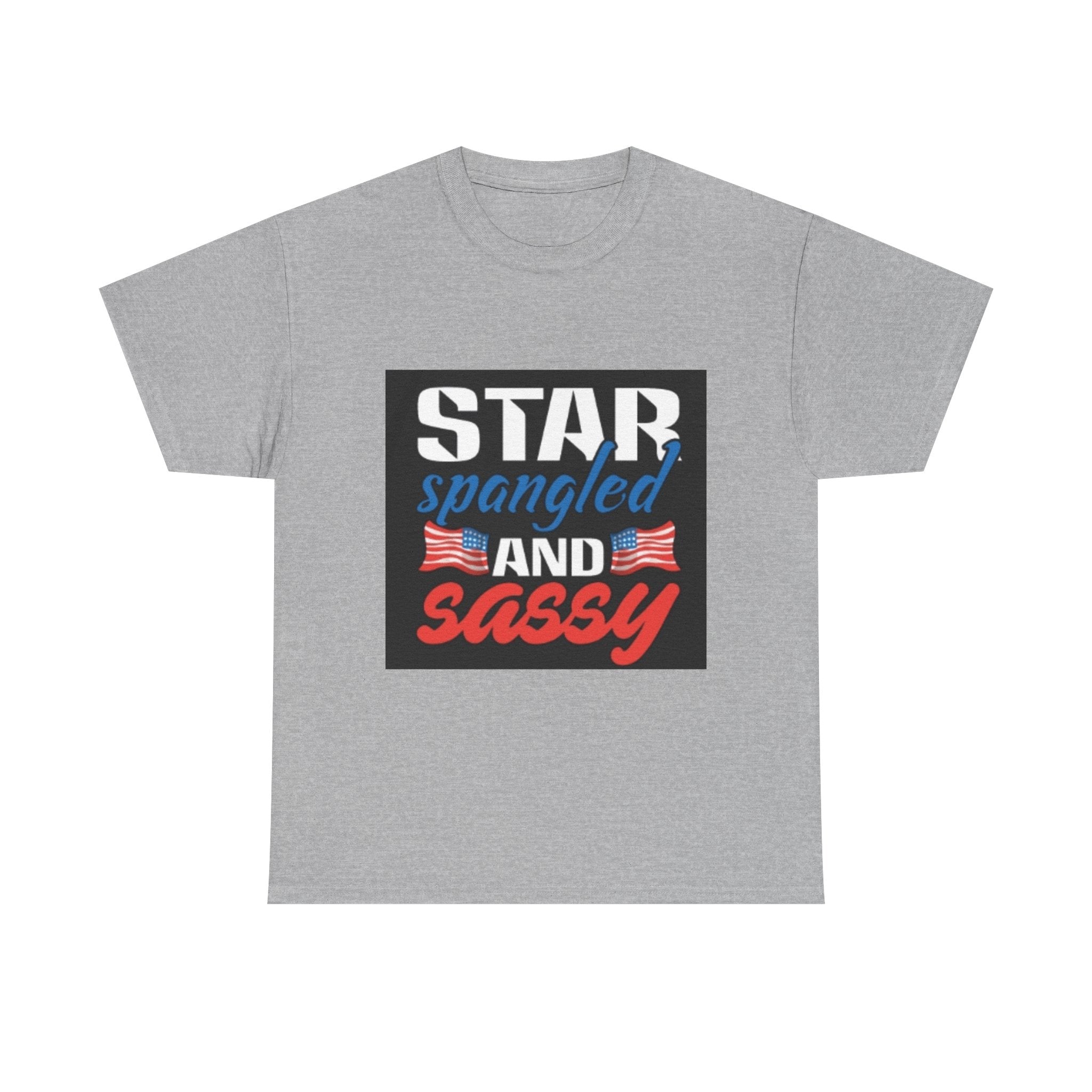 Star Spangled and Sassy Tee — Patriotic 4th of July Shirt with Flags
