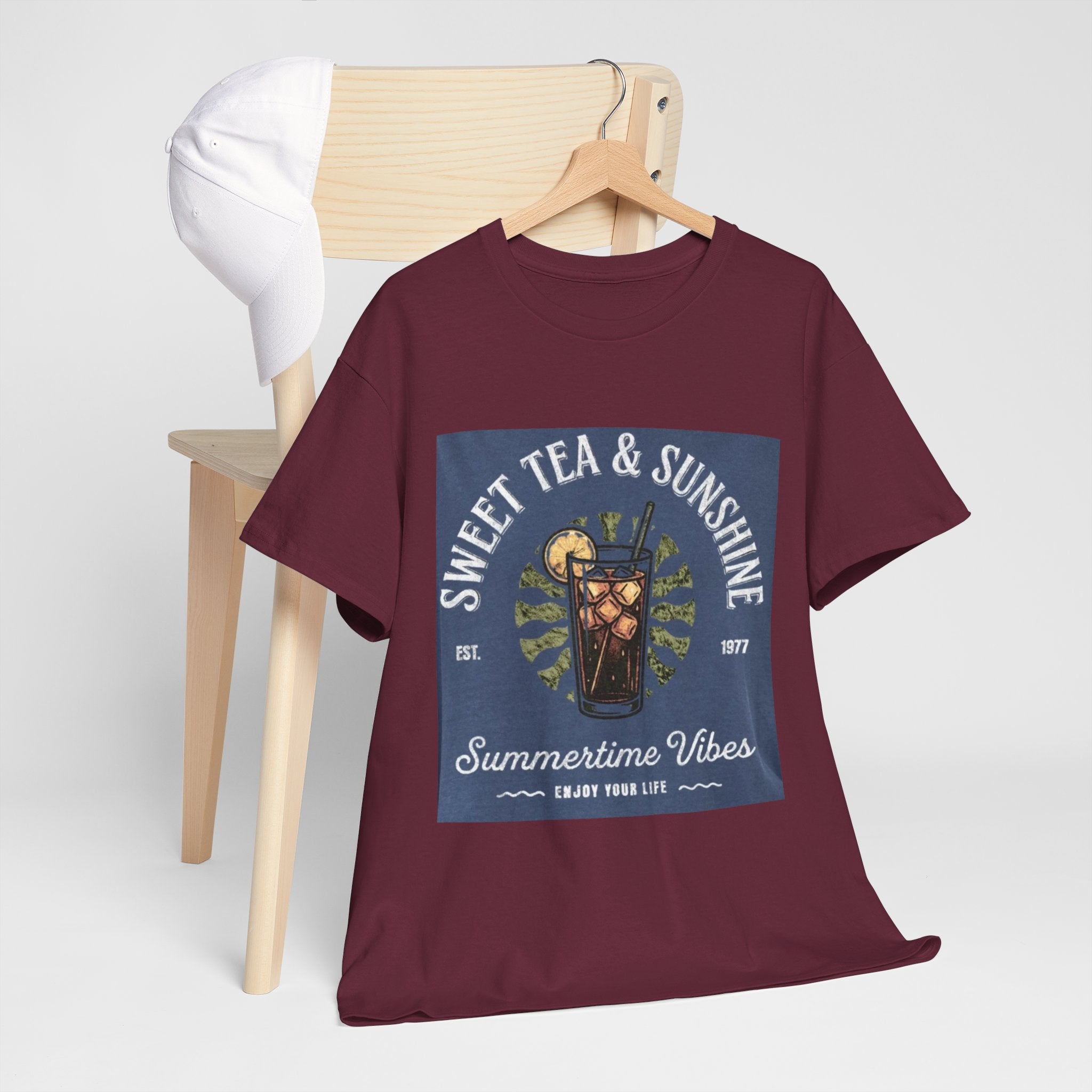Sweet Tea & Sunshine Tee — Summertime Vibes Iced Tea Graphic T-Shirt
