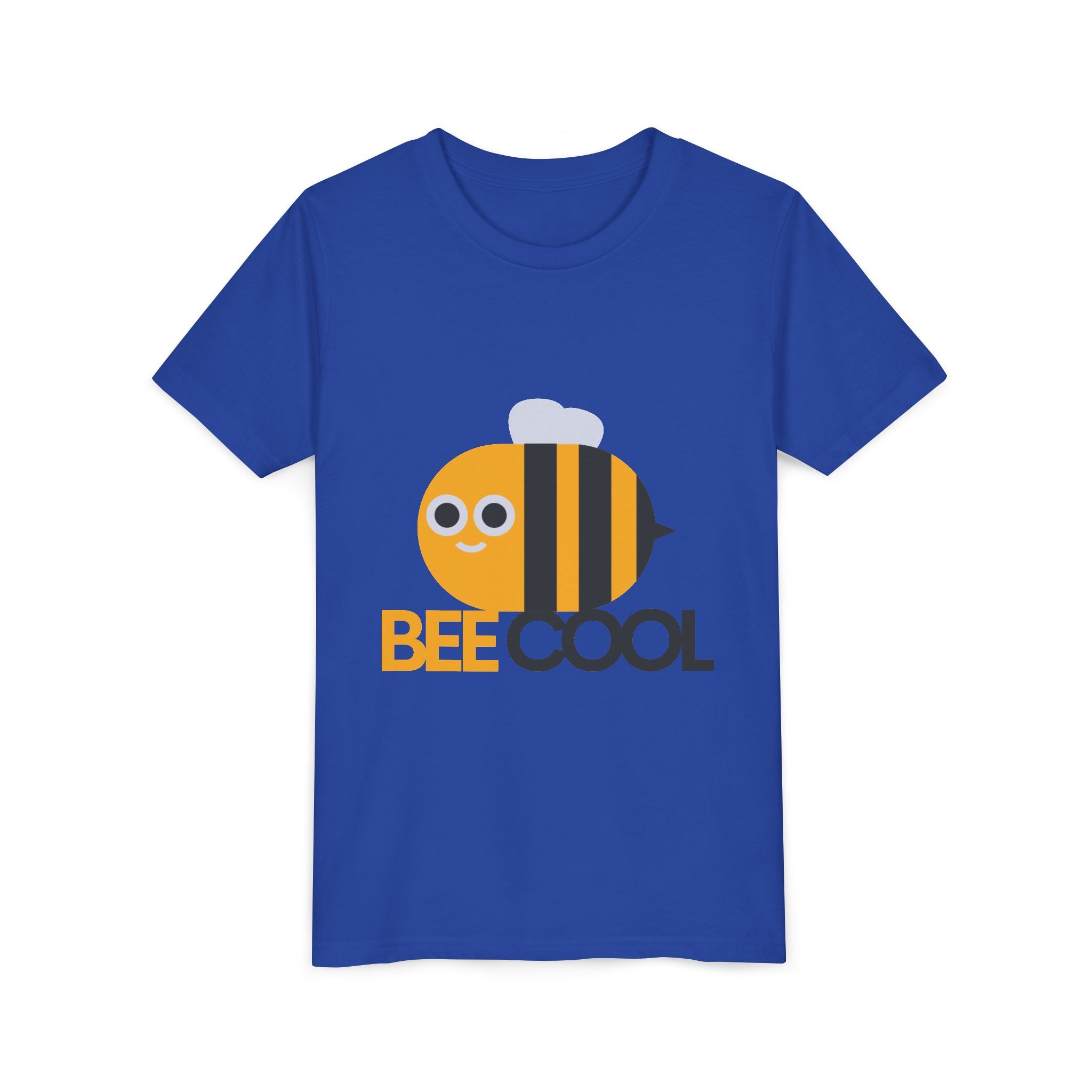 Bee Cool Kids Tee — Cute Bee Graphic Youth Short Sleeve Shirt
