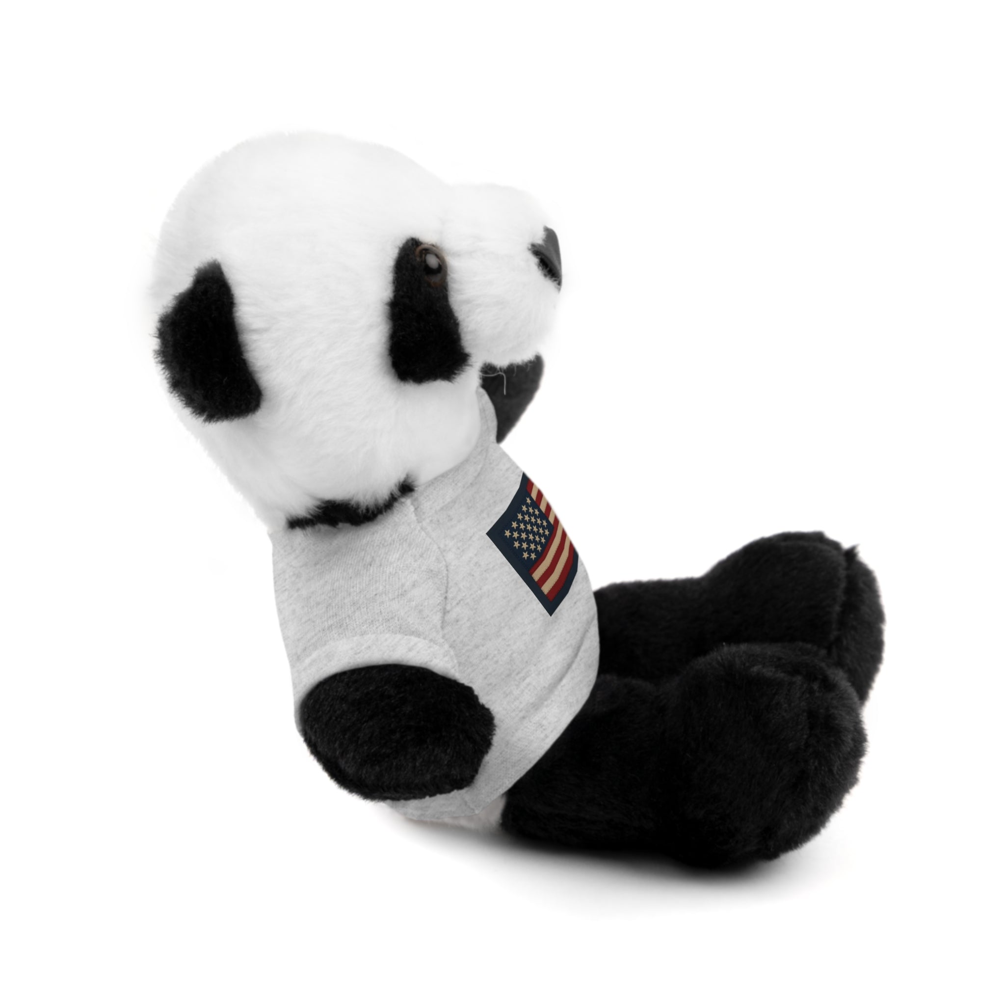 American Flag Teddy Bear with Tee — Patriotic Plush Gift