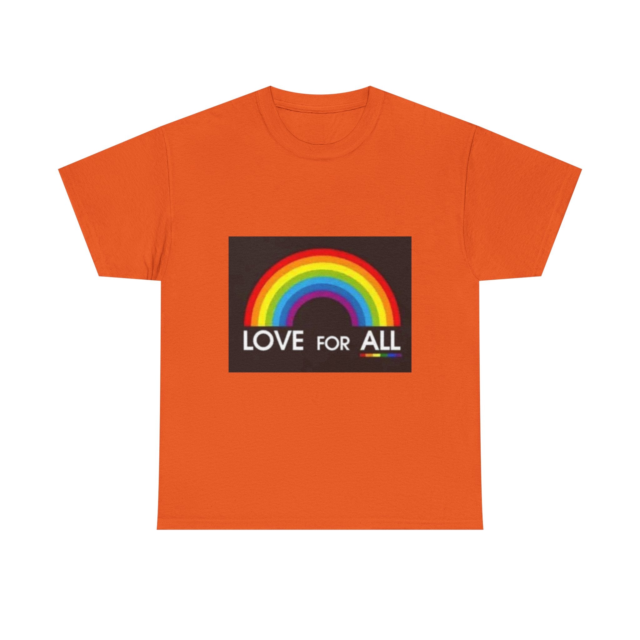 T-Shirt — 'Love For All' Rainbow Pride Tee