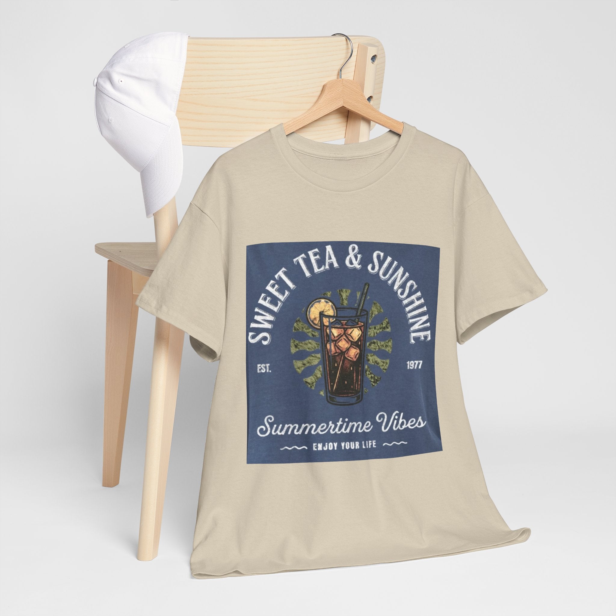 Sweet Tea & Sunshine Tee — Summertime Vibes Iced Tea Graphic T-Shirt