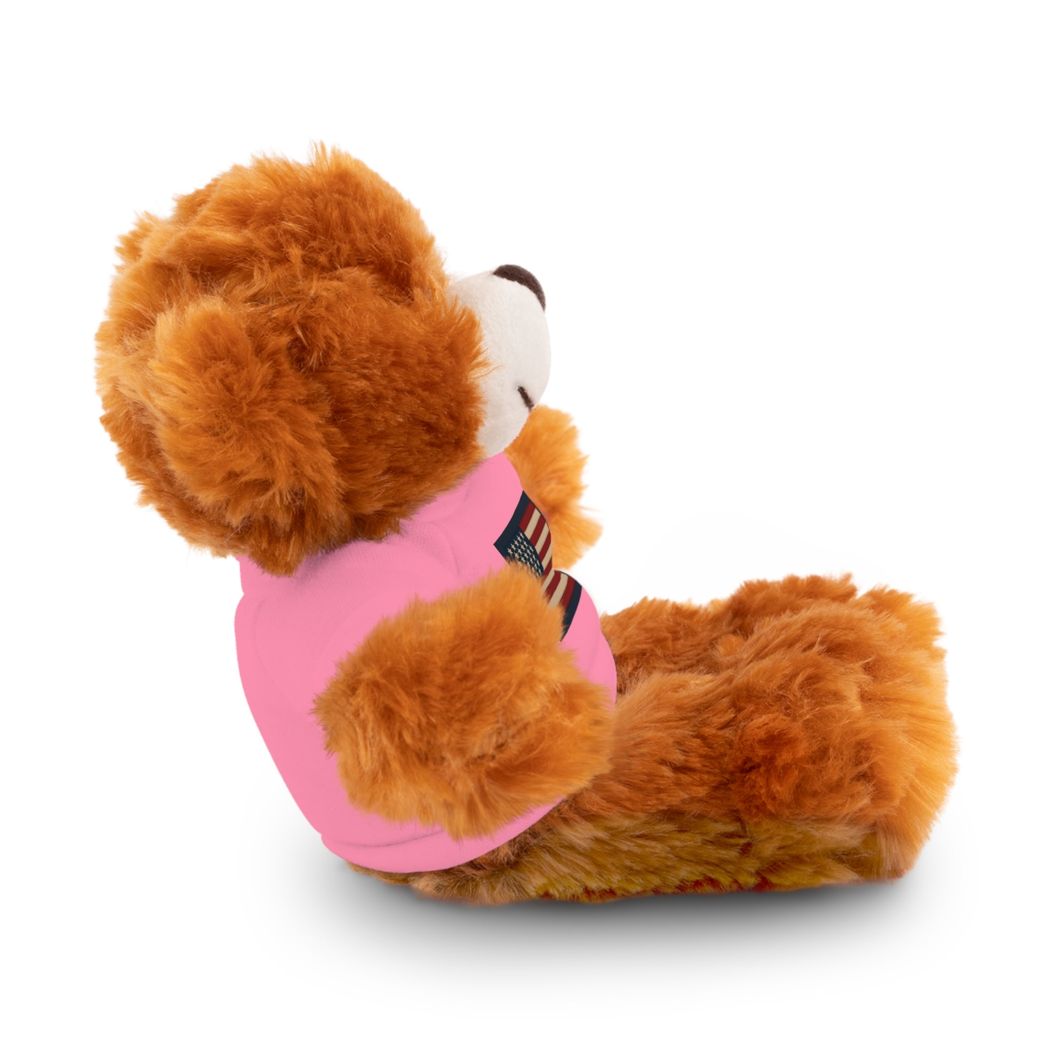 American Flag Teddy Bear with Tee — Patriotic Plush Gift