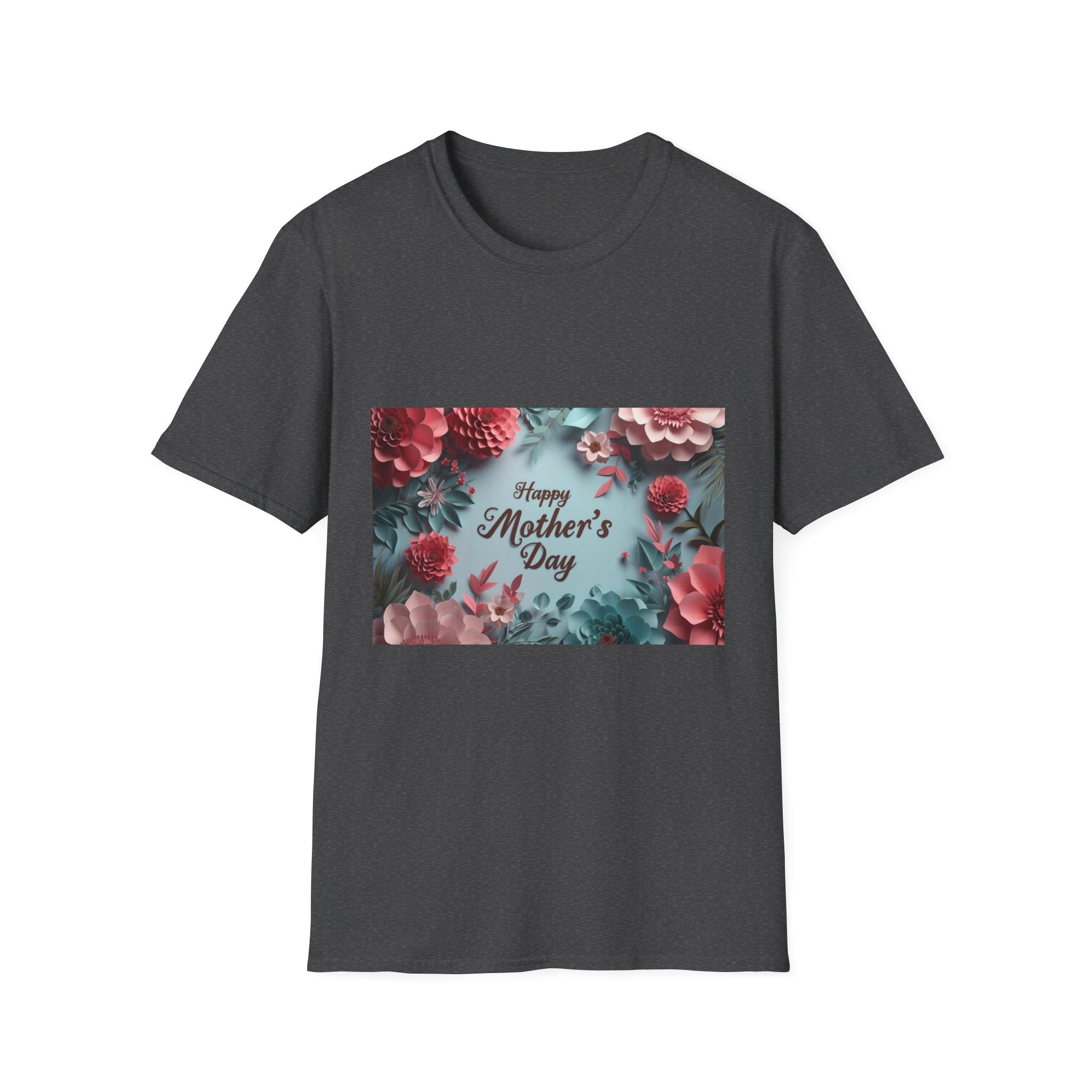 Mother's Day Floral T-Shirt — "Happy Mother's Day" Garden Bouquet Tee