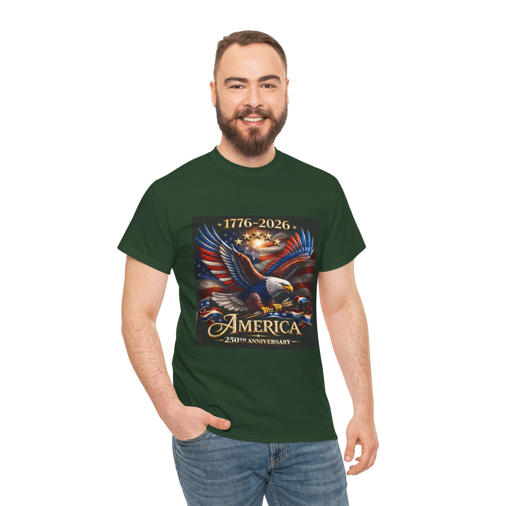 America 250th Anniversary T-Shirt — 1776–2026 Patriotic Eagle Tee