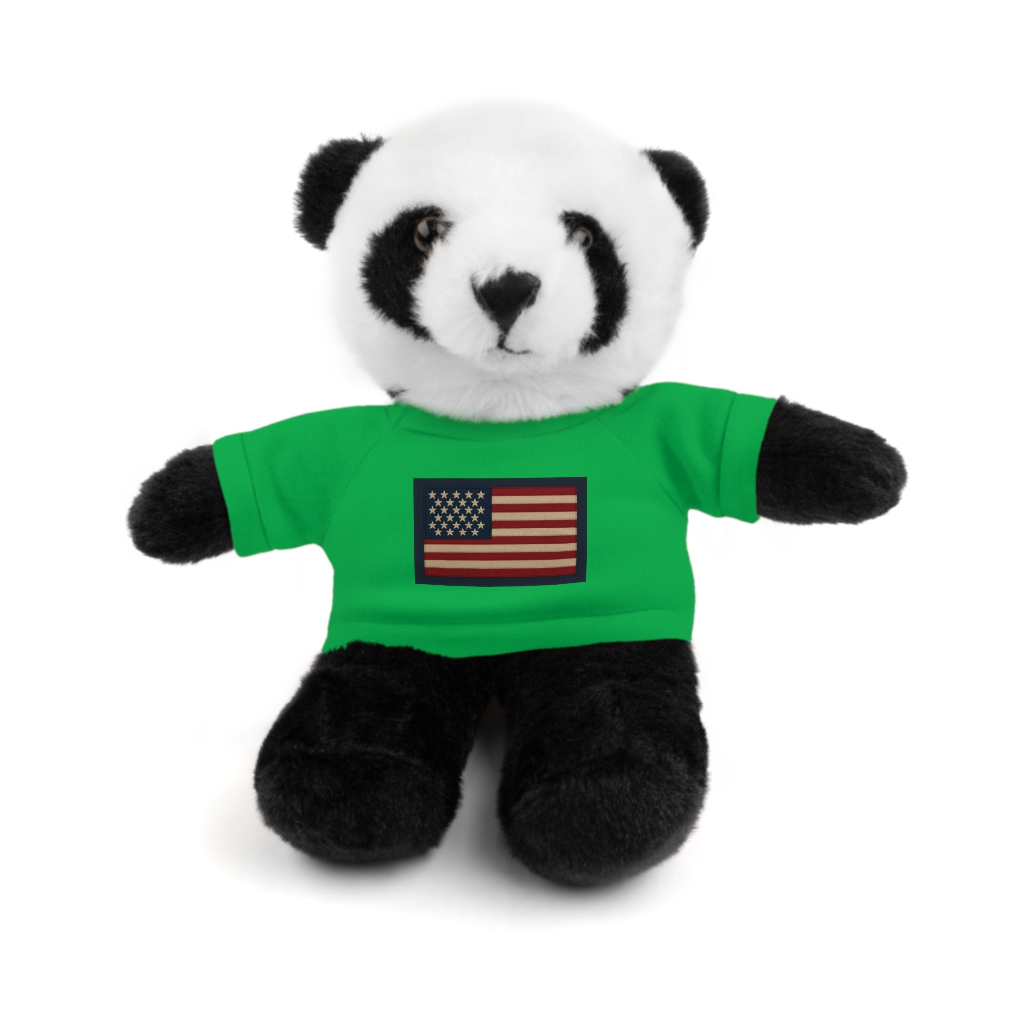 American Flag Teddy Bear with Tee — Patriotic Plush Gift