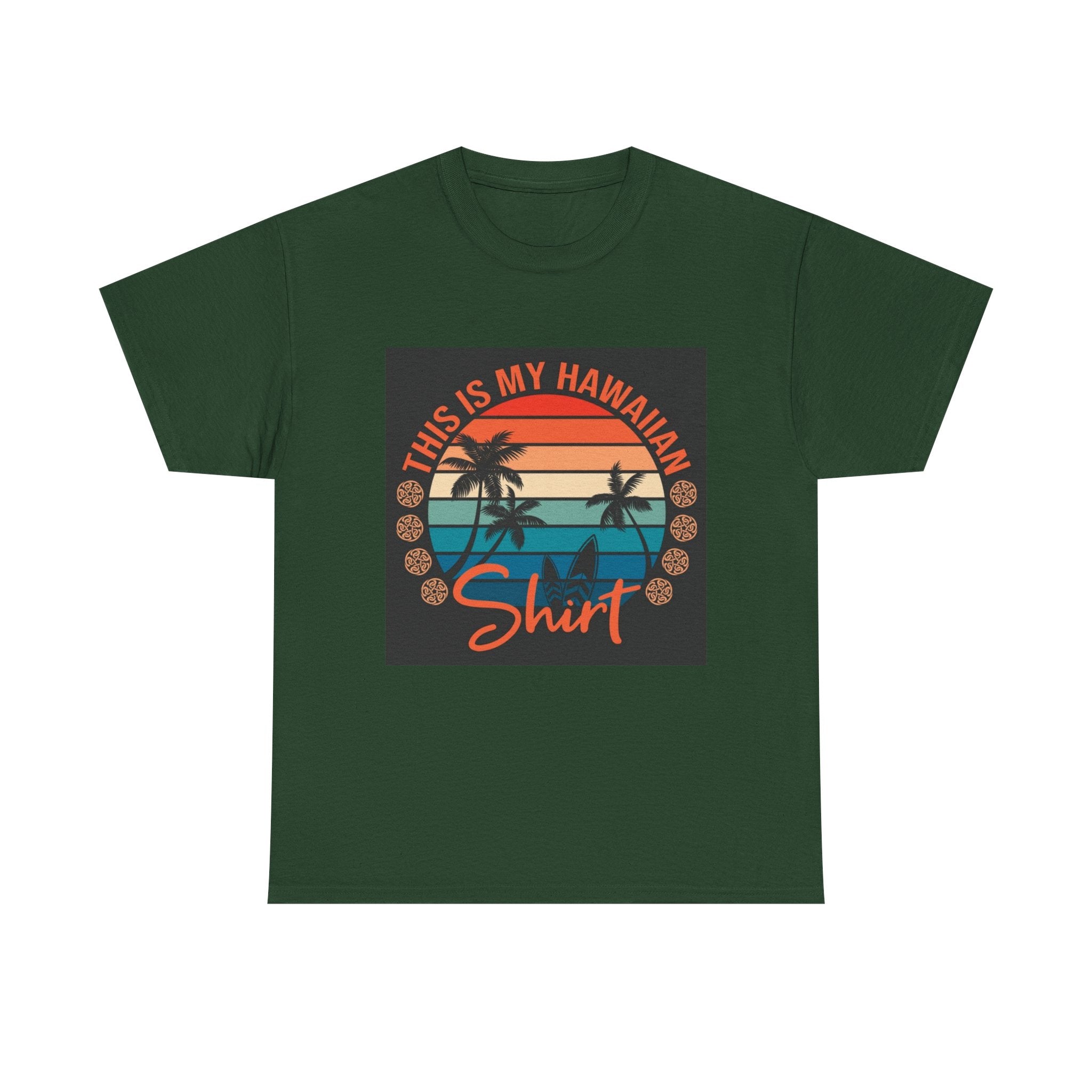 This Is My Hawaiian Shirt Tee — Vintage Sunset Palm Beach T-Shirt