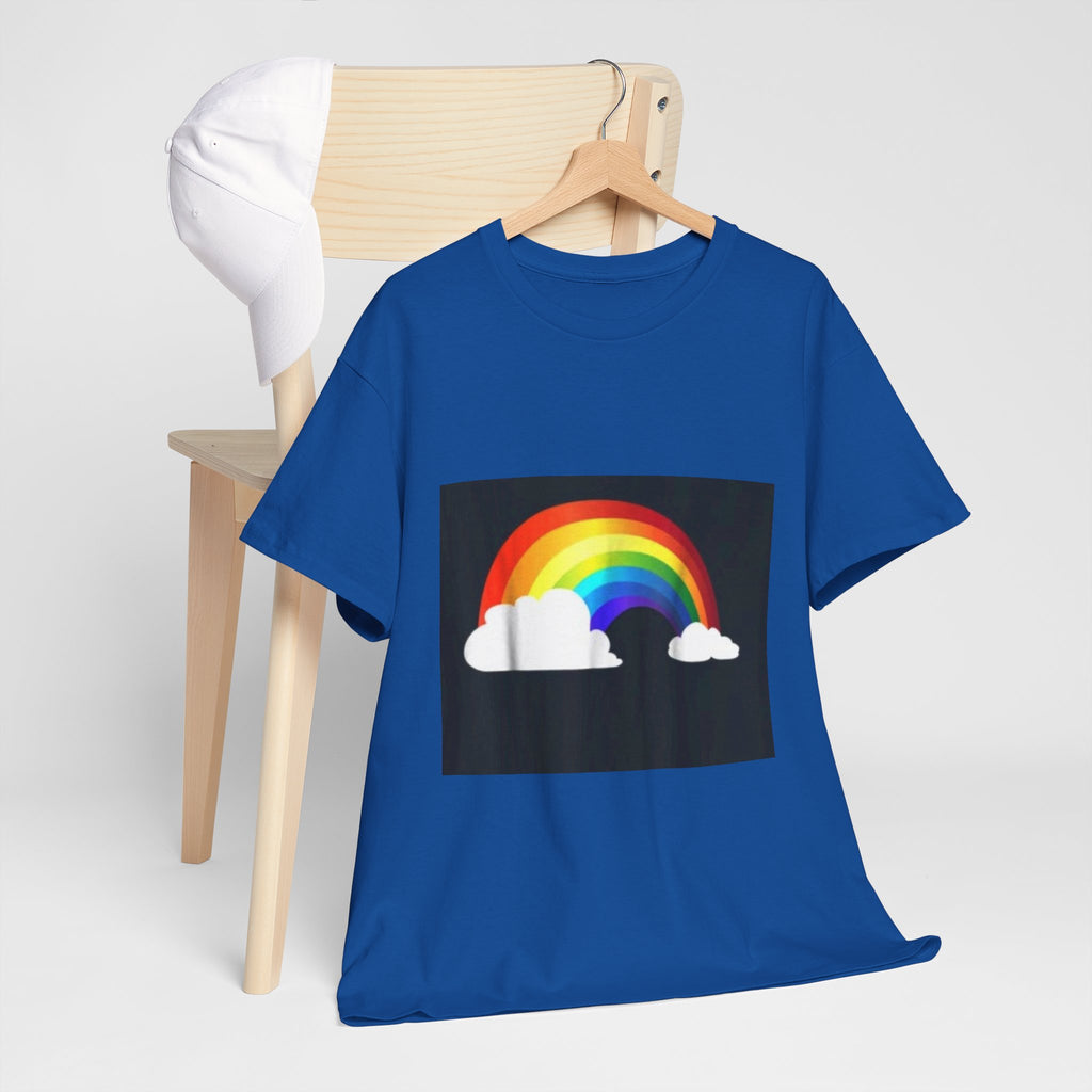 Rainbow Clouds T-Shirt — Bright Pride Graphic Tee