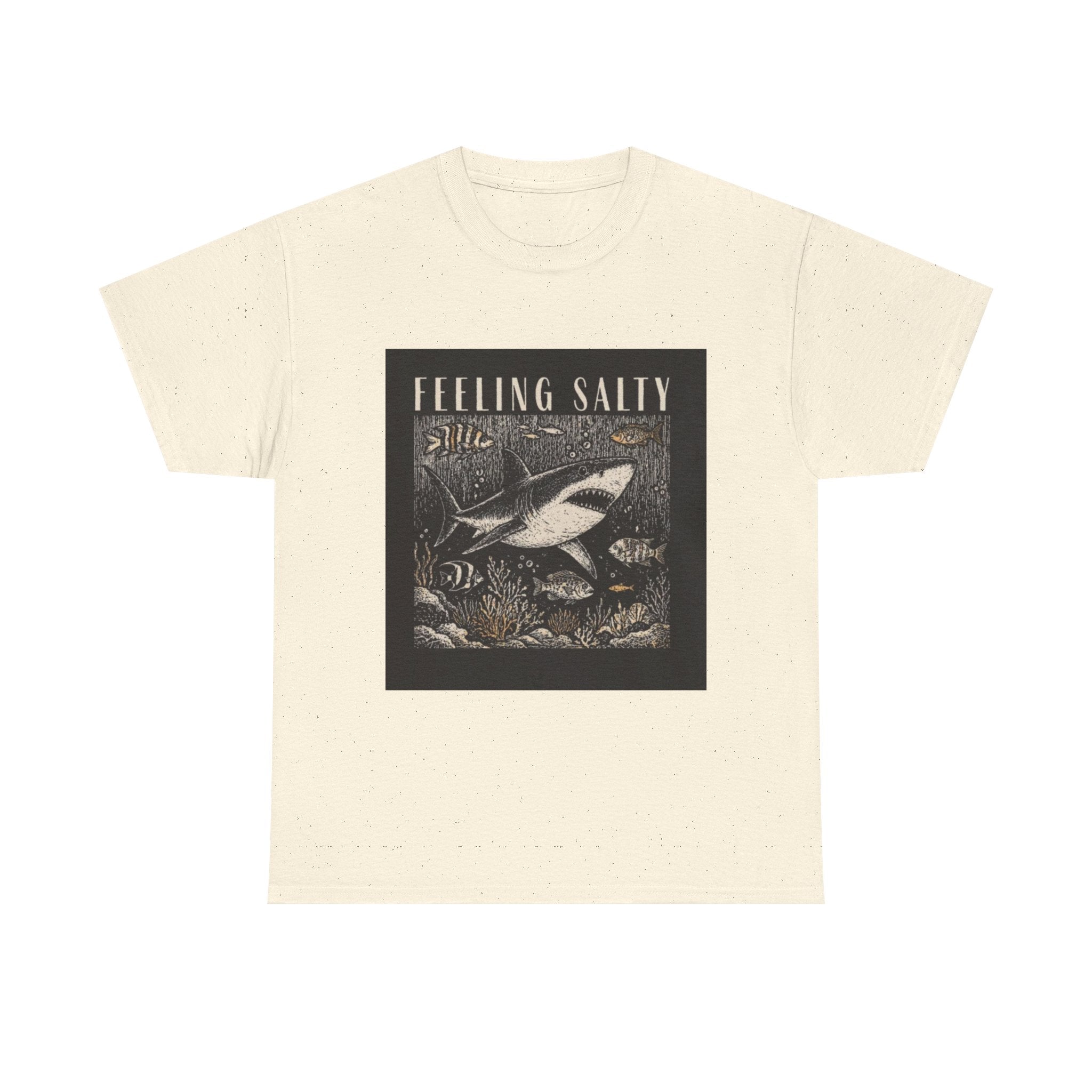 Feeling Salty Shark T-Shirt – Vintage Ocean Graphic Tee