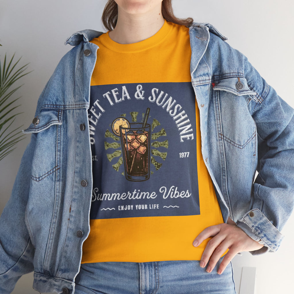 Sweet Tea & Sunshine Tee — Summertime Vibes Iced Tea Graphic T-Shirt