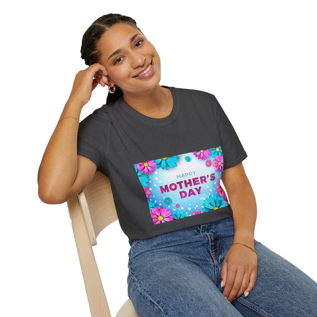 Mother's Day Floral T-Shirt — Happy Mother's Day Celebration Tee