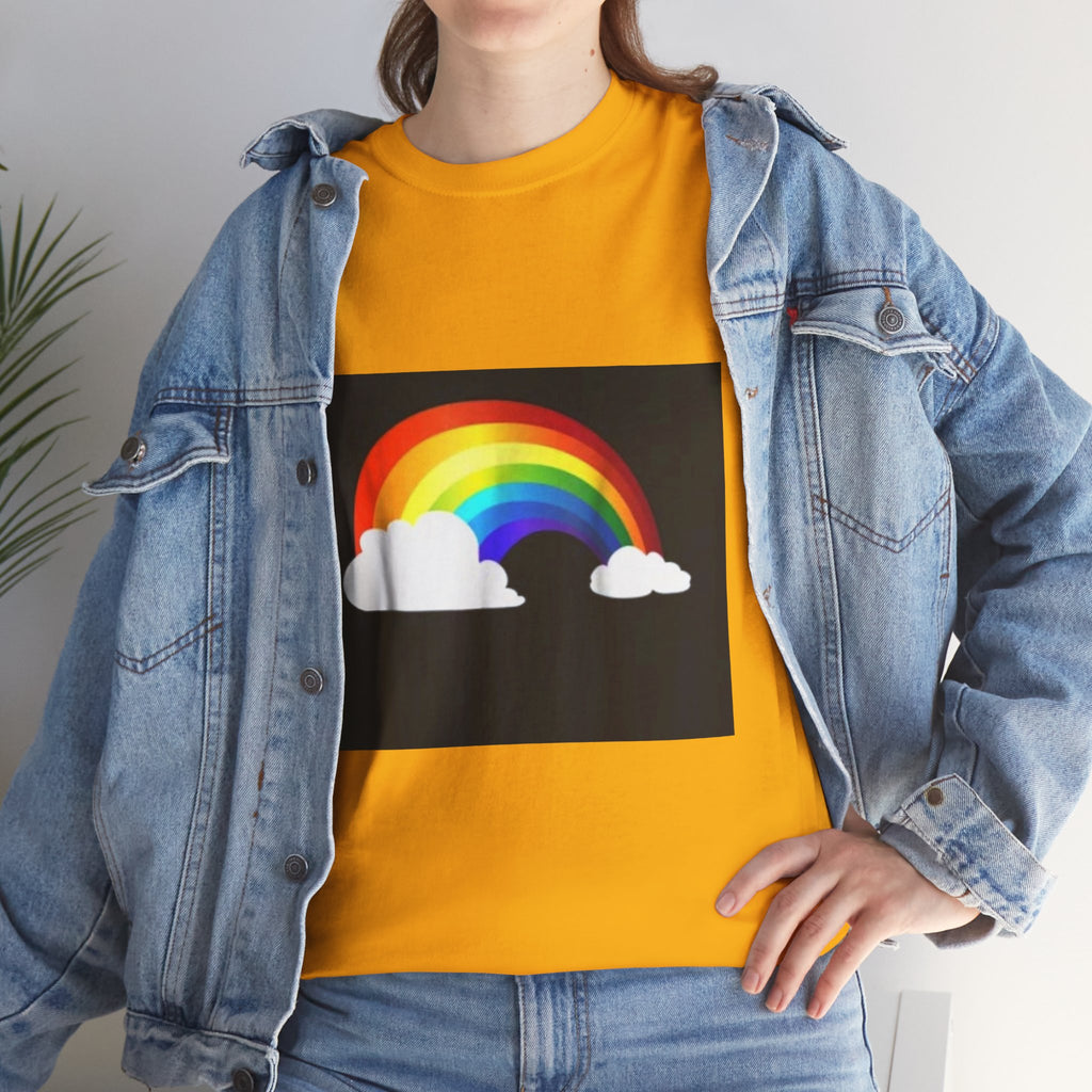 Rainbow Clouds T-Shirt — Bright Pride Graphic Tee