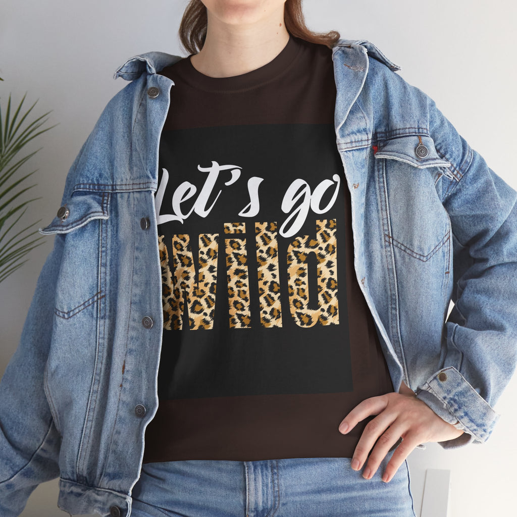 Let's Go Wild Leopard Graphic Tee
