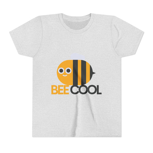 Bee Cool Kids Tee — Cute Bee Graphic Youth Short Sleeve Shirt