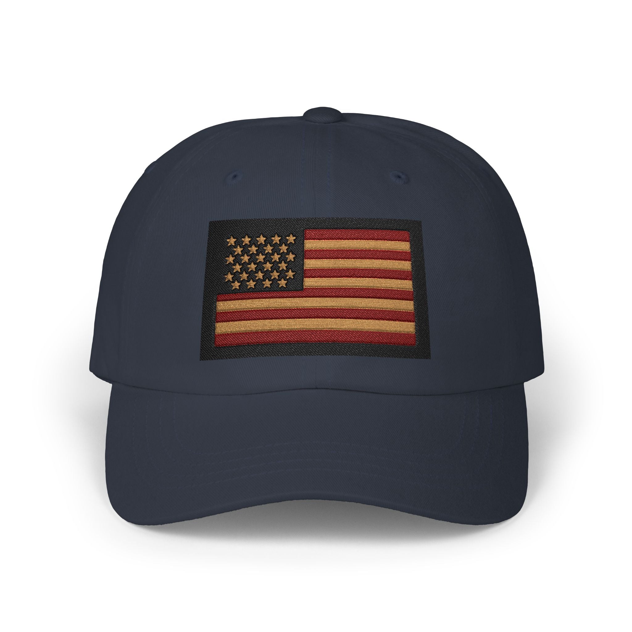 Vintage American Flag Dad Cap — Embroidered USA Baseball Hat