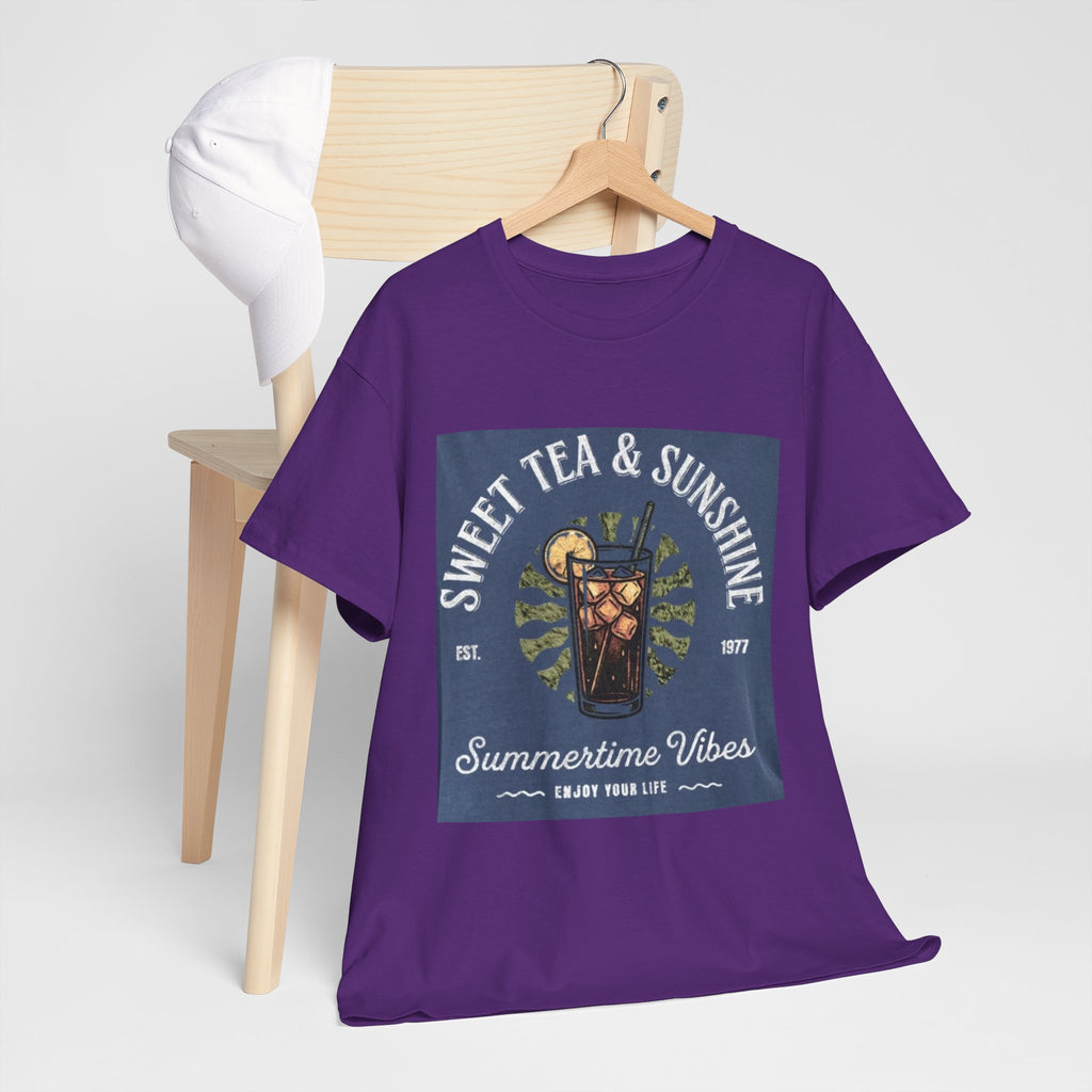 Sweet Tea & Sunshine Tee — Summertime Vibes Iced Tea Graphic T-Shirt