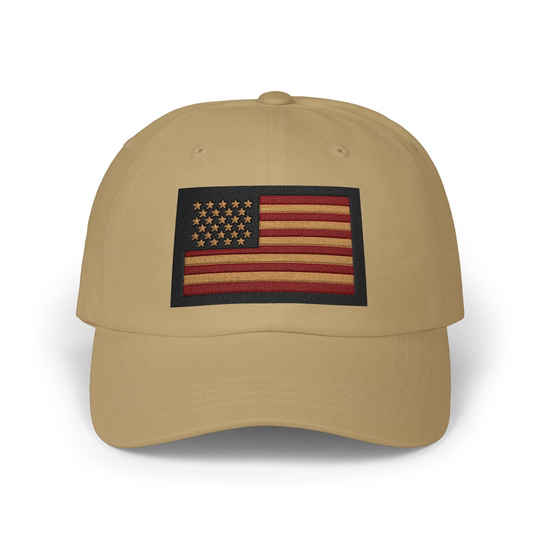 Vintage American Flag Dad Cap — Embroidered USA Baseball Hat
