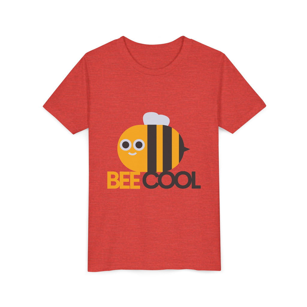 Bee Cool Kids Tee — Cute Bee Graphic Youth Short Sleeve Shirt