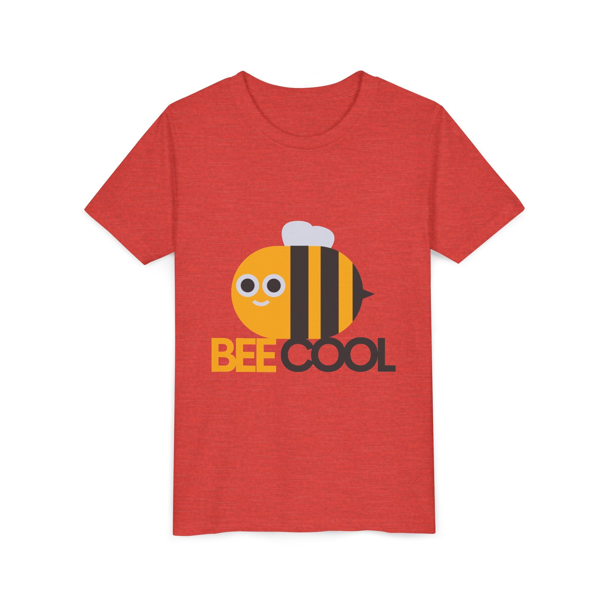 Bee Cool Kids Tee — Cute Bee Graphic Youth Short Sleeve Shirt