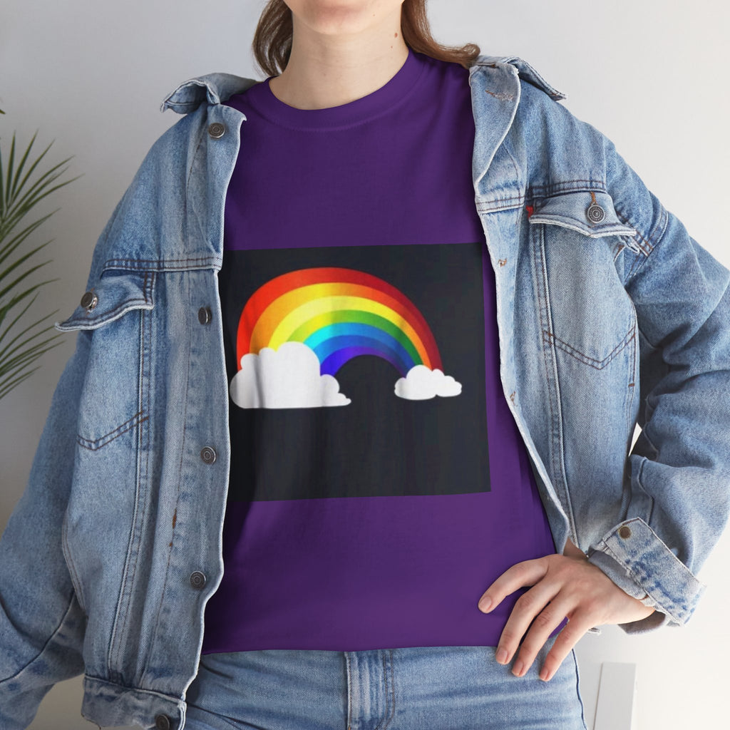 Rainbow Clouds T-Shirt — Bright Pride Graphic Tee