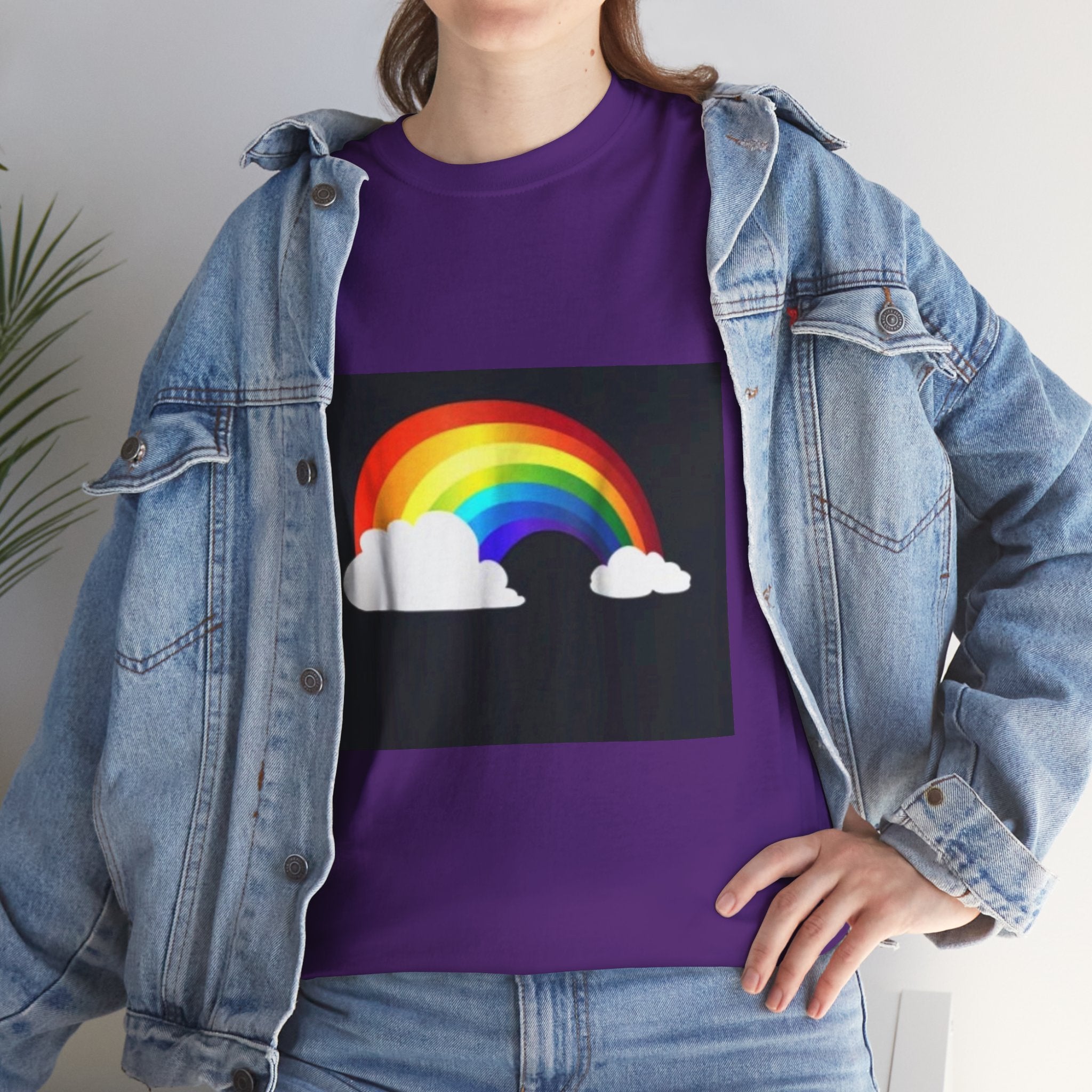 Rainbow Clouds T-Shirt — Bright Pride Graphic Tee