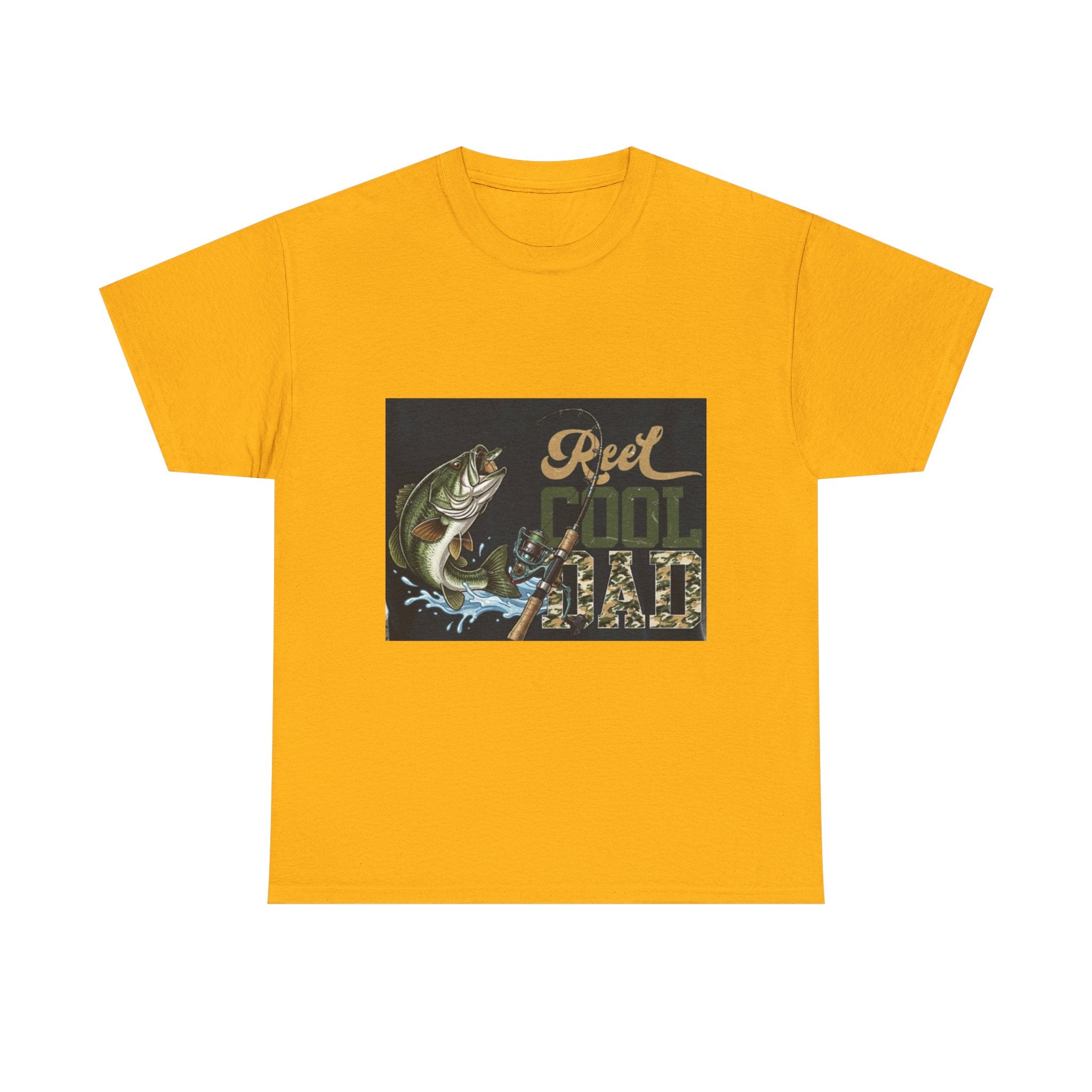 Fishing T-Shirt — "Reel Cool Dad" Graphic Tee