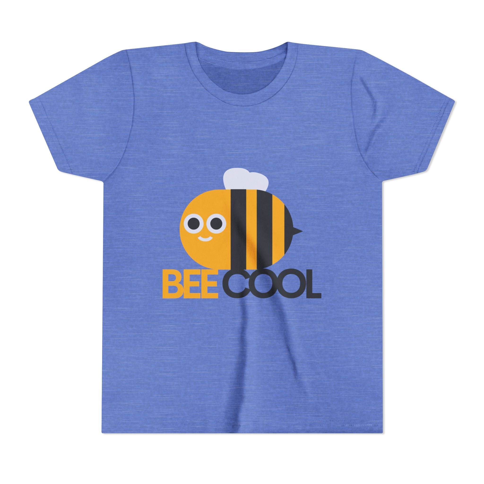 Bee Cool Kids Tee — Cute Bee Graphic Youth Short Sleeve Shirt