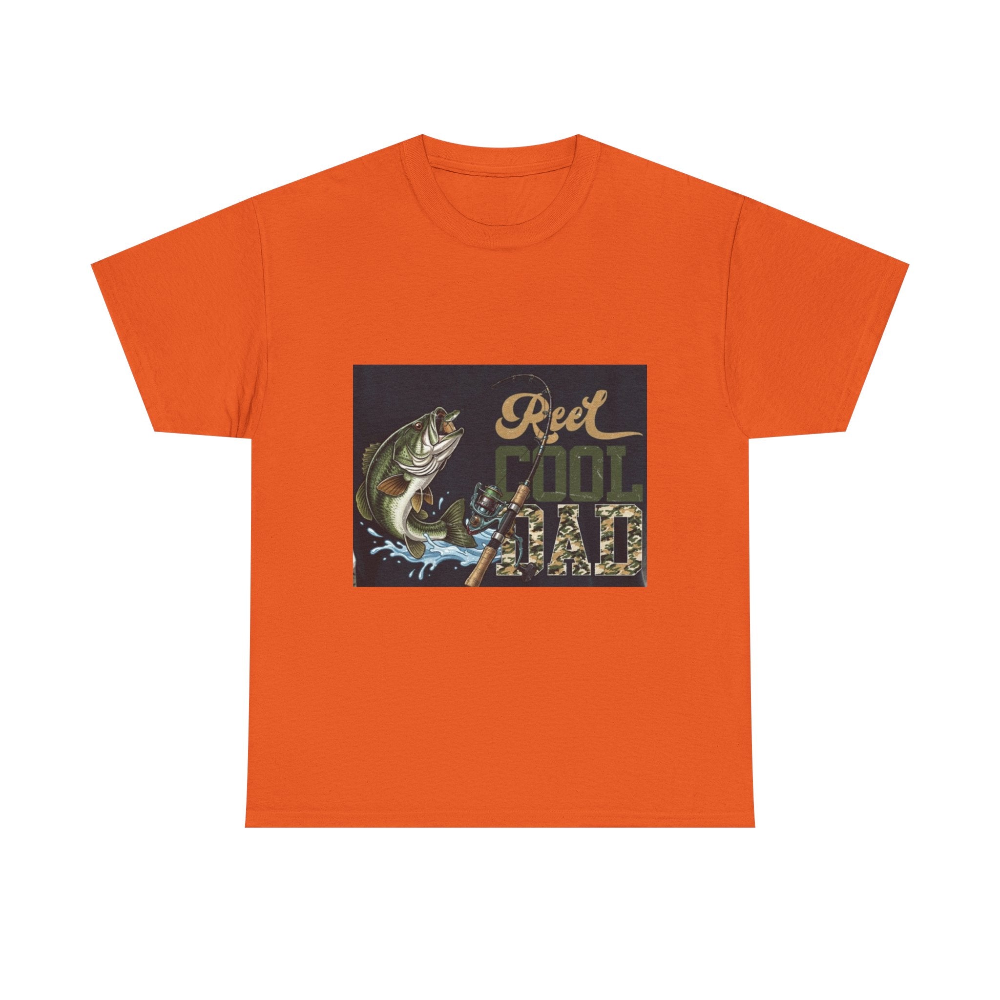Fishing T-Shirt — "Reel Cool Dad" Graphic Tee