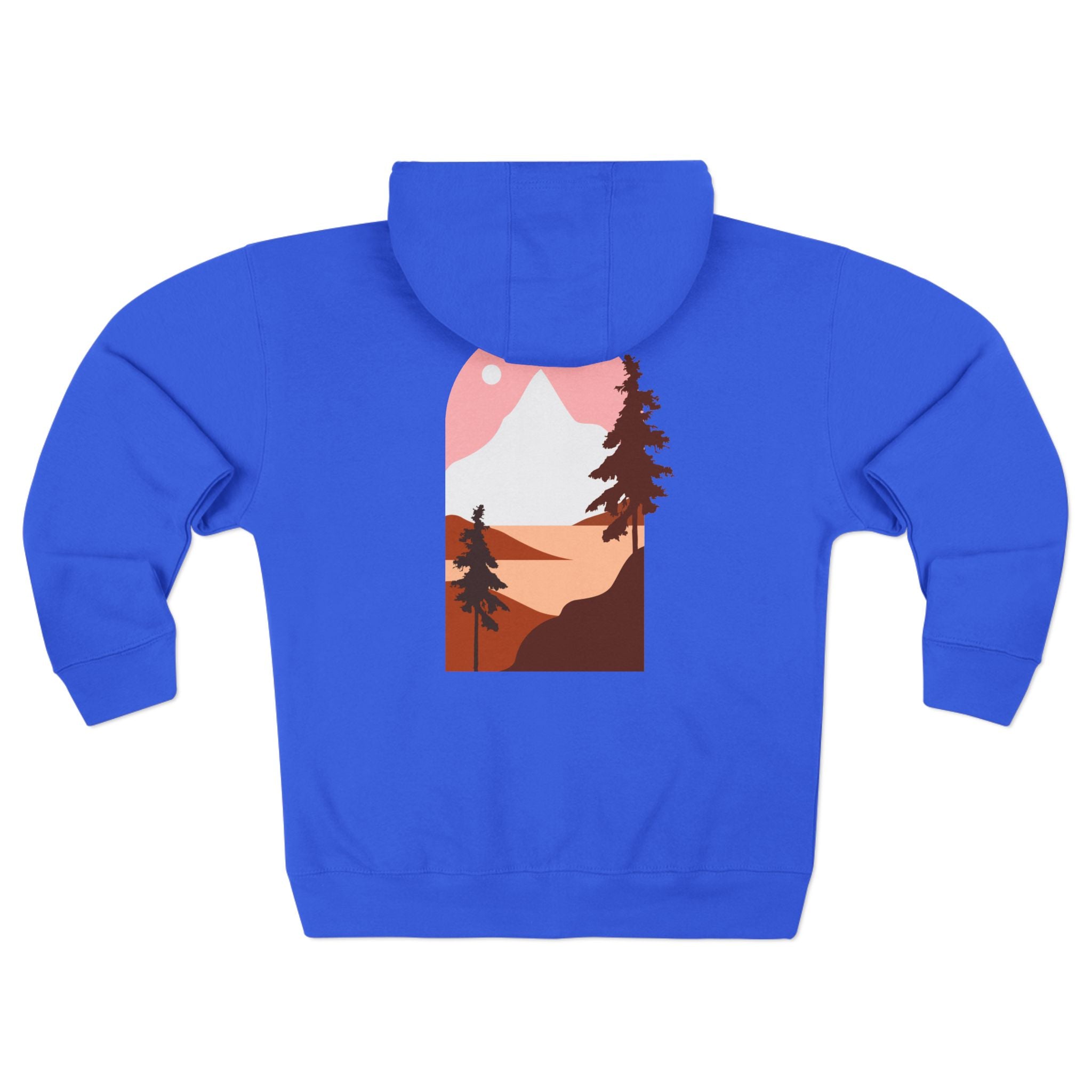 Mountain Sunset Zip Hoodie