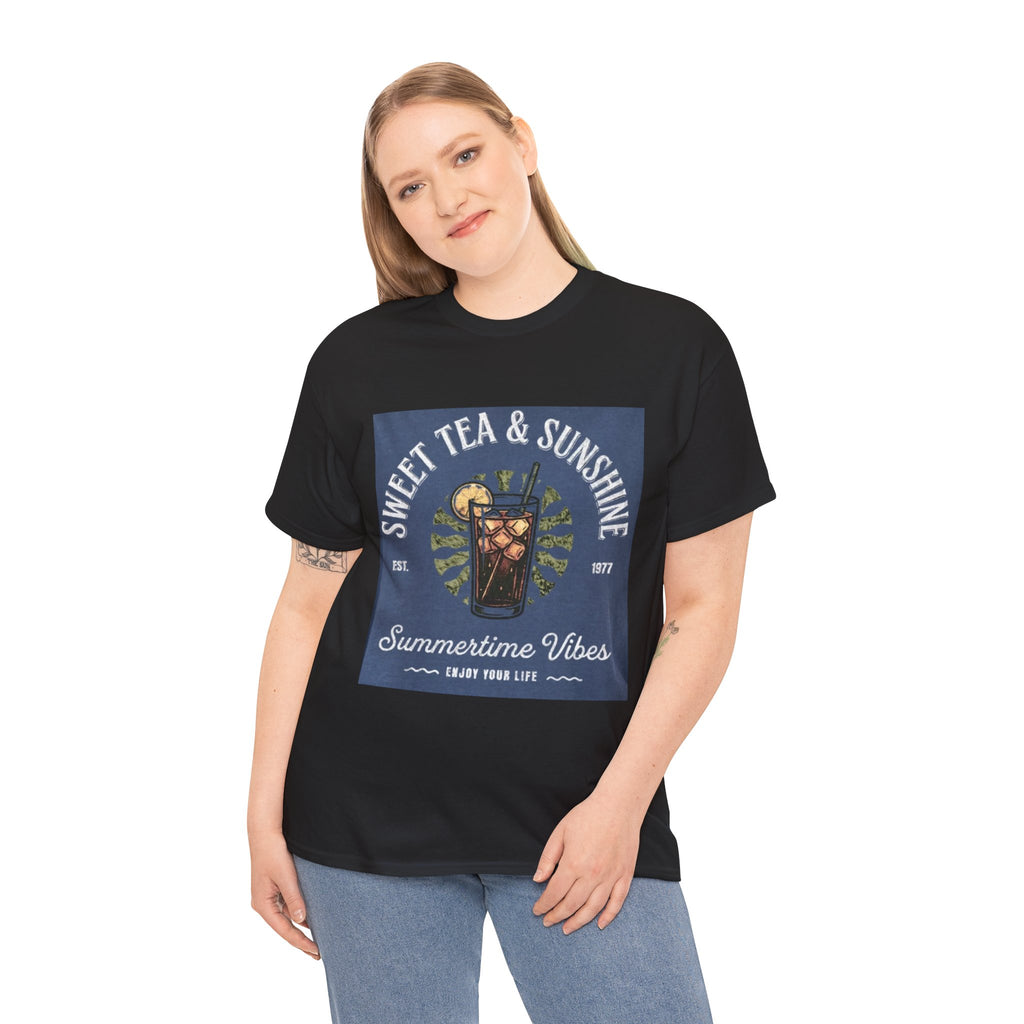 Sweet Tea & Sunshine Tee — Summertime Vibes Iced Tea Graphic T-Shirt