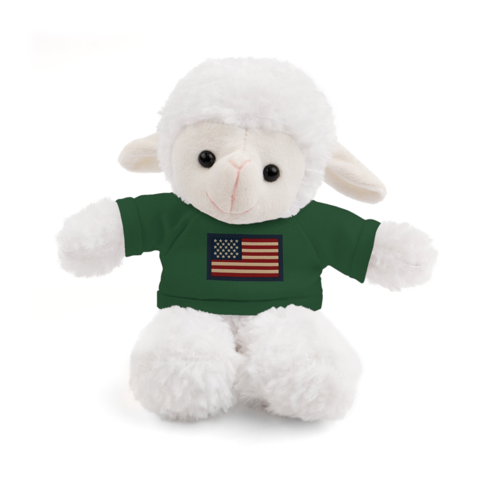 American Flag Teddy Bear with Tee — Patriotic Plush Gift
