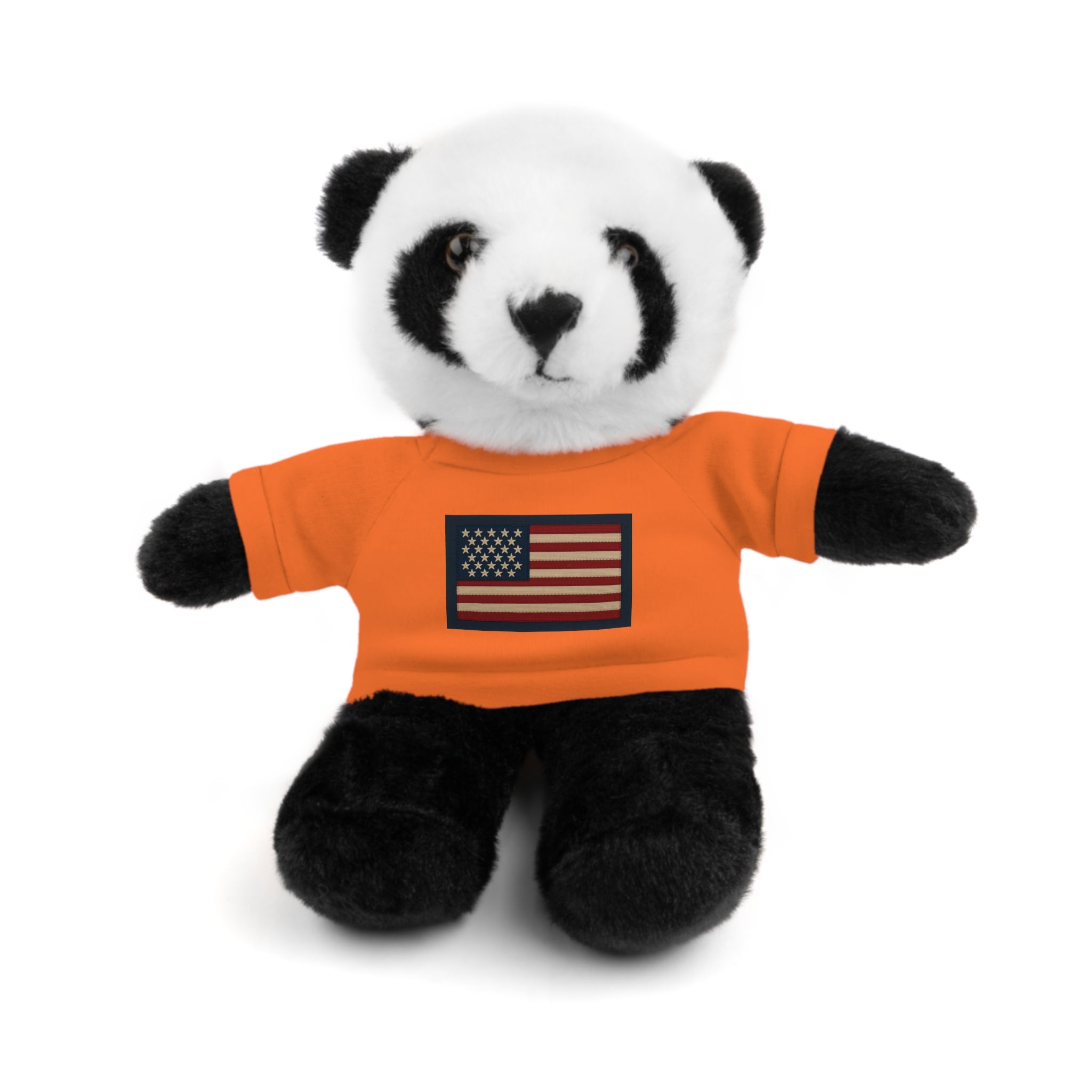 American Flag Teddy Bear with Tee — Patriotic Plush Gift