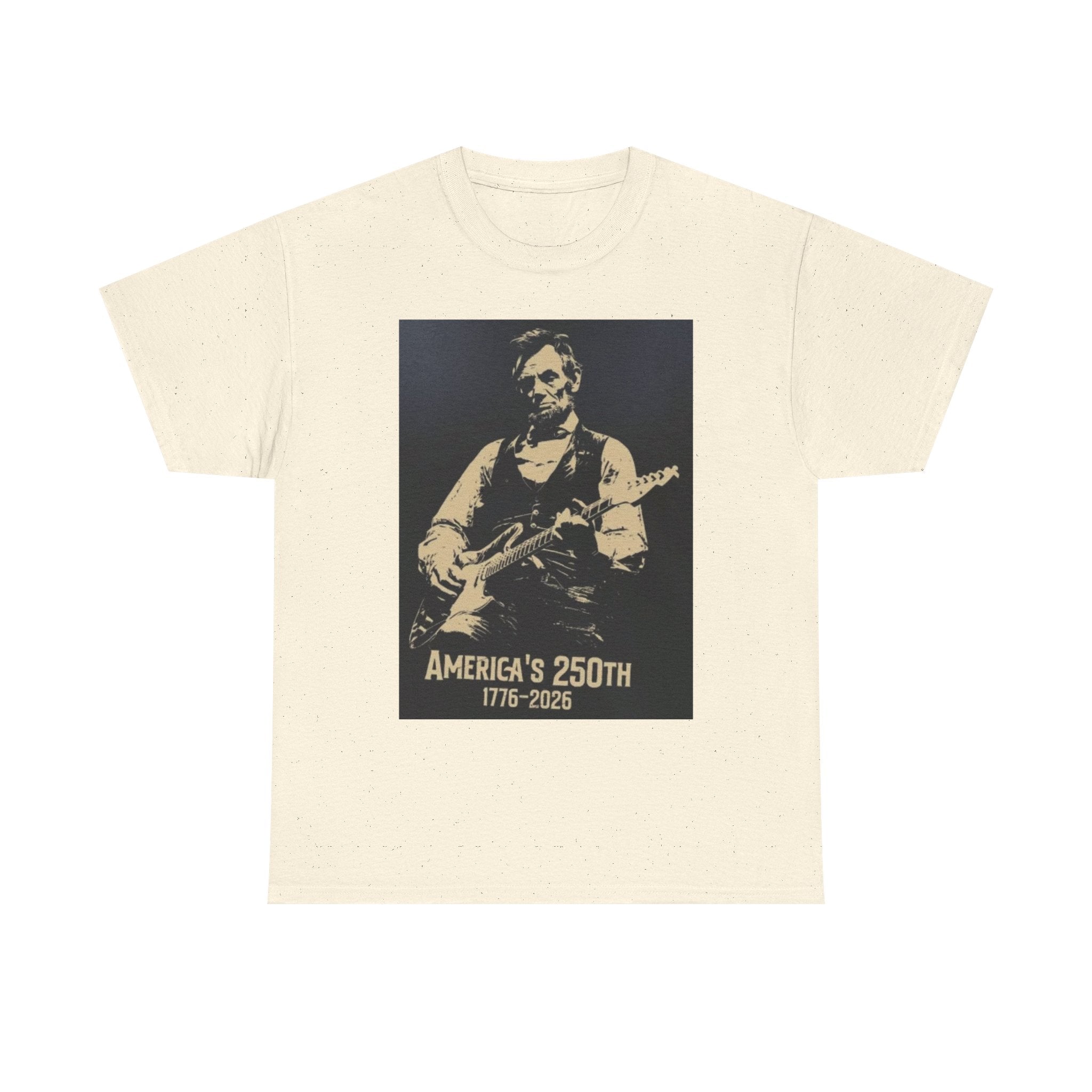 America's 250th Guitar Tee — 1776–2026 Patriotic Rock T‑Shirt