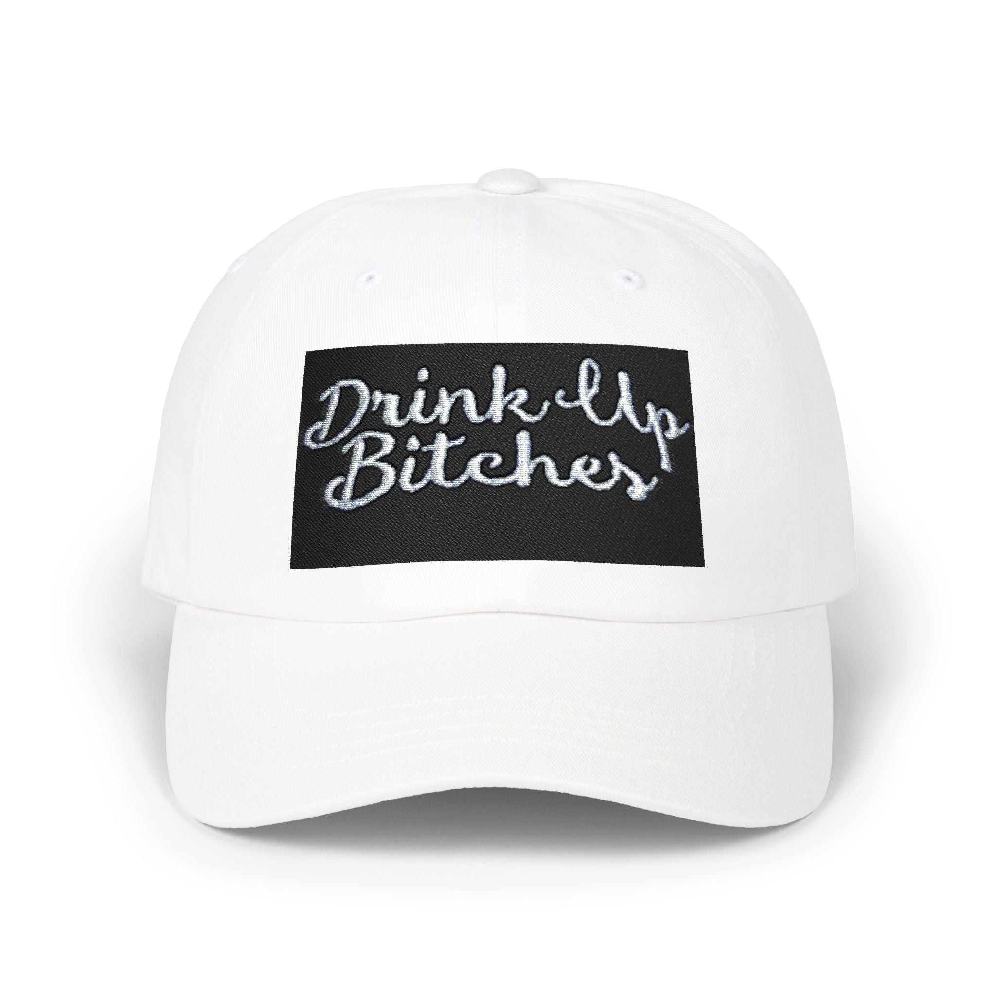 Dad Cap - "Drink Up Bitches" Embroidered Funny Party Hat