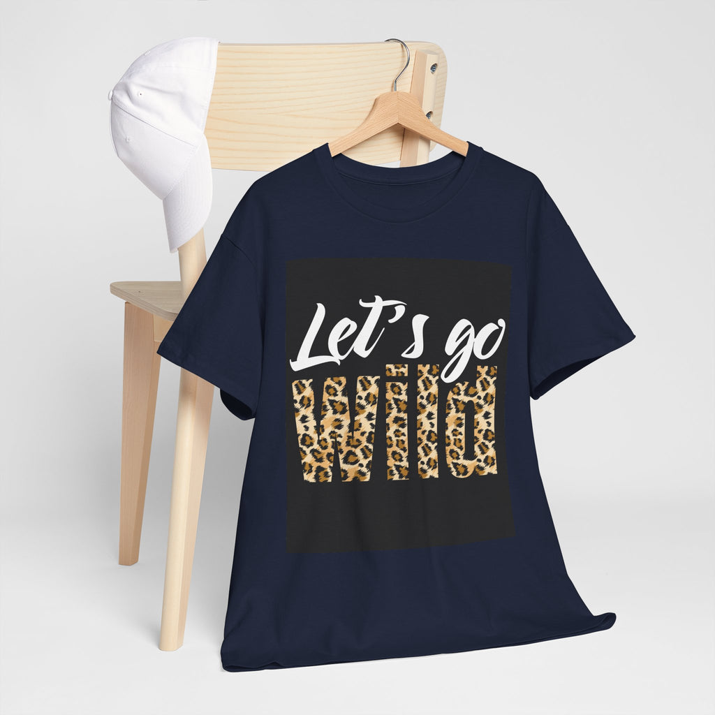 Let's Go Wild Leopard Graphic Tee