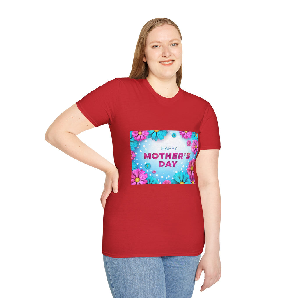 Mother's Day Floral T-Shirt — Happy Mother's Day Celebration Tee