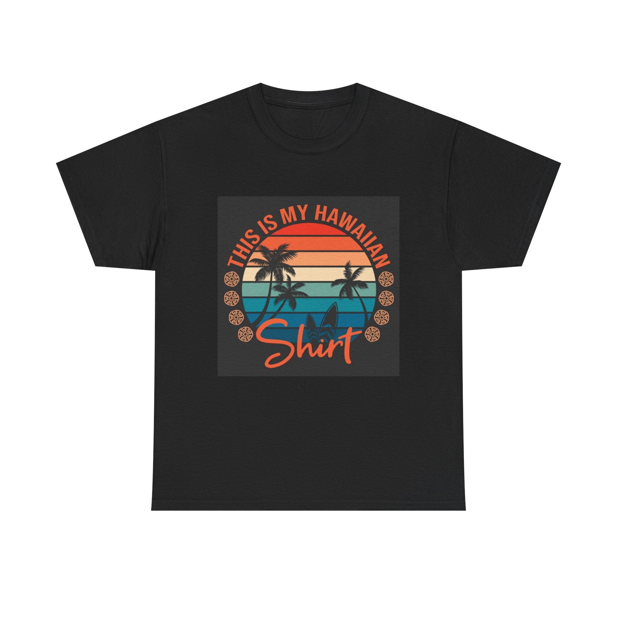 This Is My Hawaiian Shirt Tee — Vintage Sunset Palm Beach T-Shirt