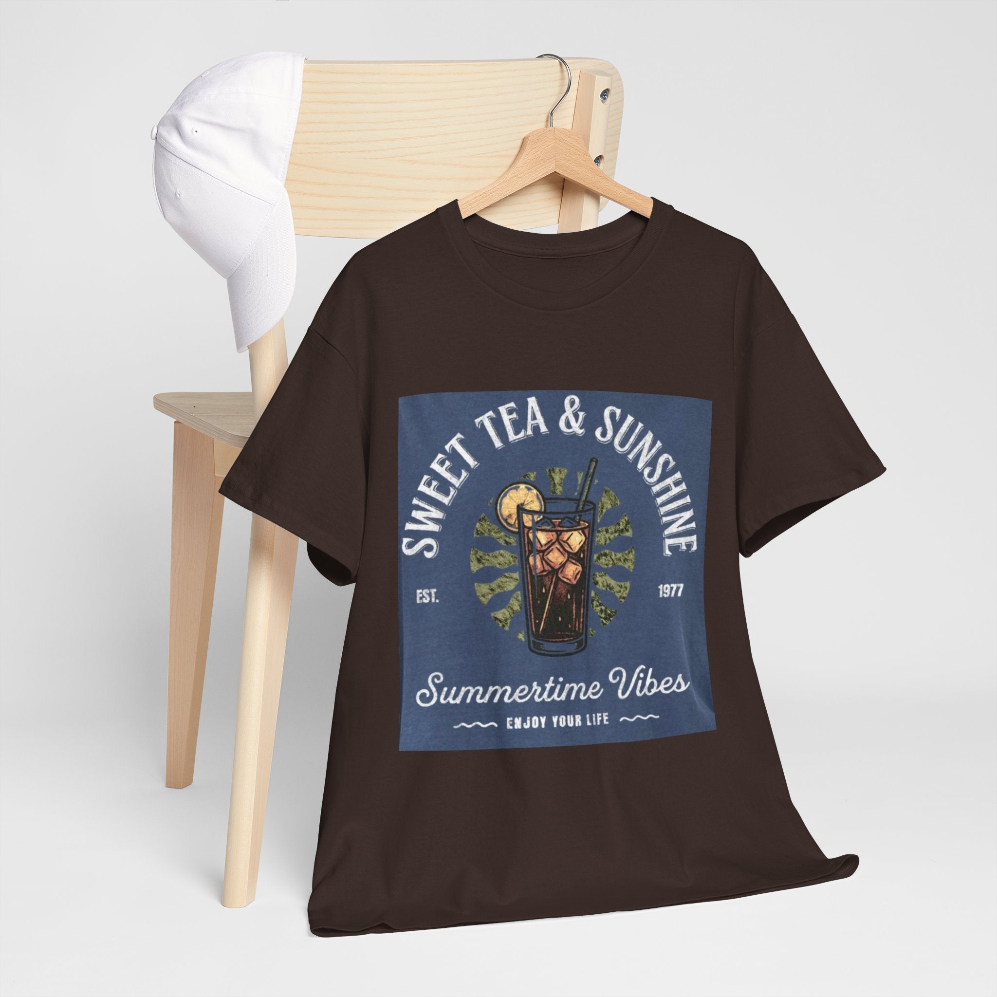 Sweet Tea & Sunshine Tee — Summertime Vibes Iced Tea Graphic T-Shirt