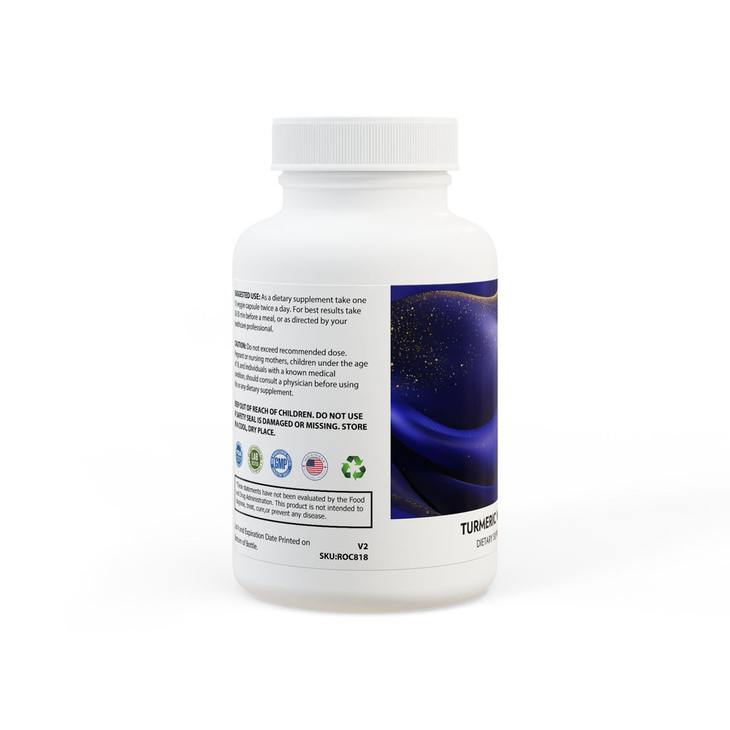 Turmeric with BioPerine® (Black Pepper Fruit Extract) Supplement (60 Capsules)