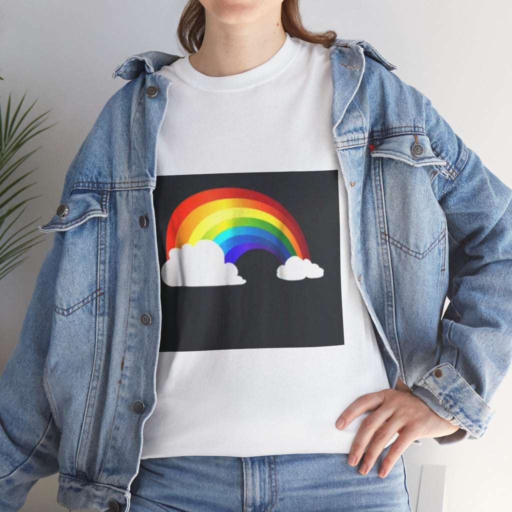 Rainbow Clouds T-Shirt — Bright Pride Graphic Tee