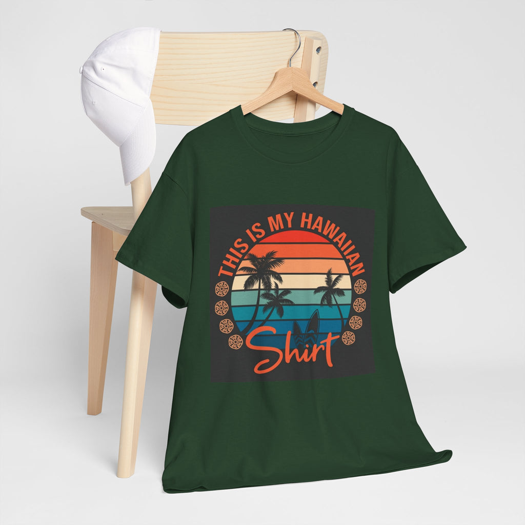 This Is My Hawaiian Shirt Tee — Vintage Sunset Palm Beach T-Shirt