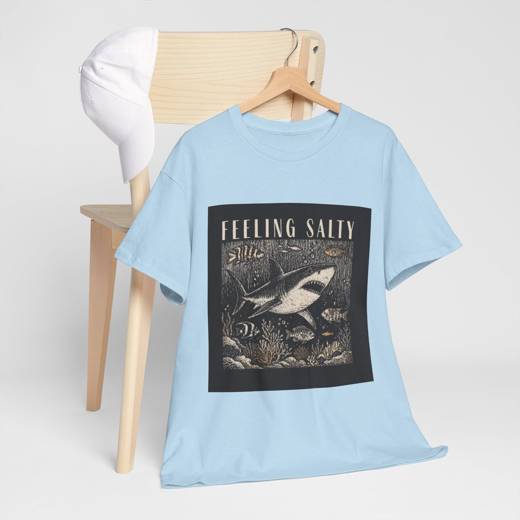Feeling Salty Shark T-Shirt – Vintage Ocean Graphic Tee