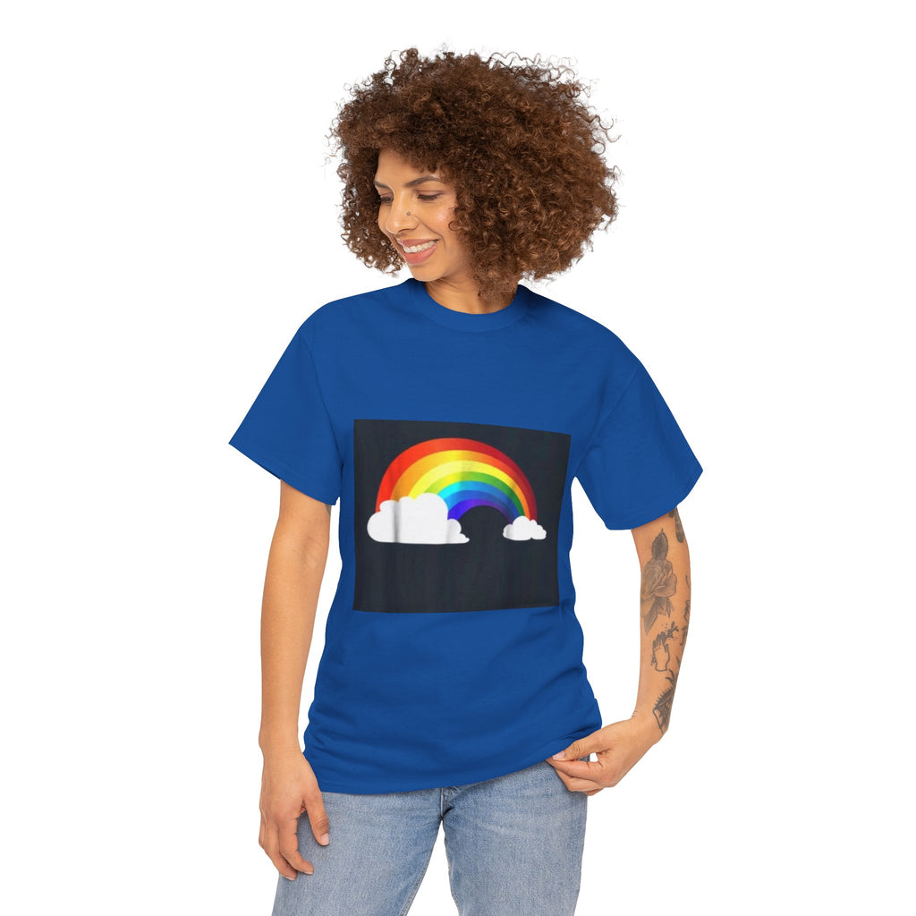 Rainbow Clouds T-Shirt — Bright Pride Graphic Tee